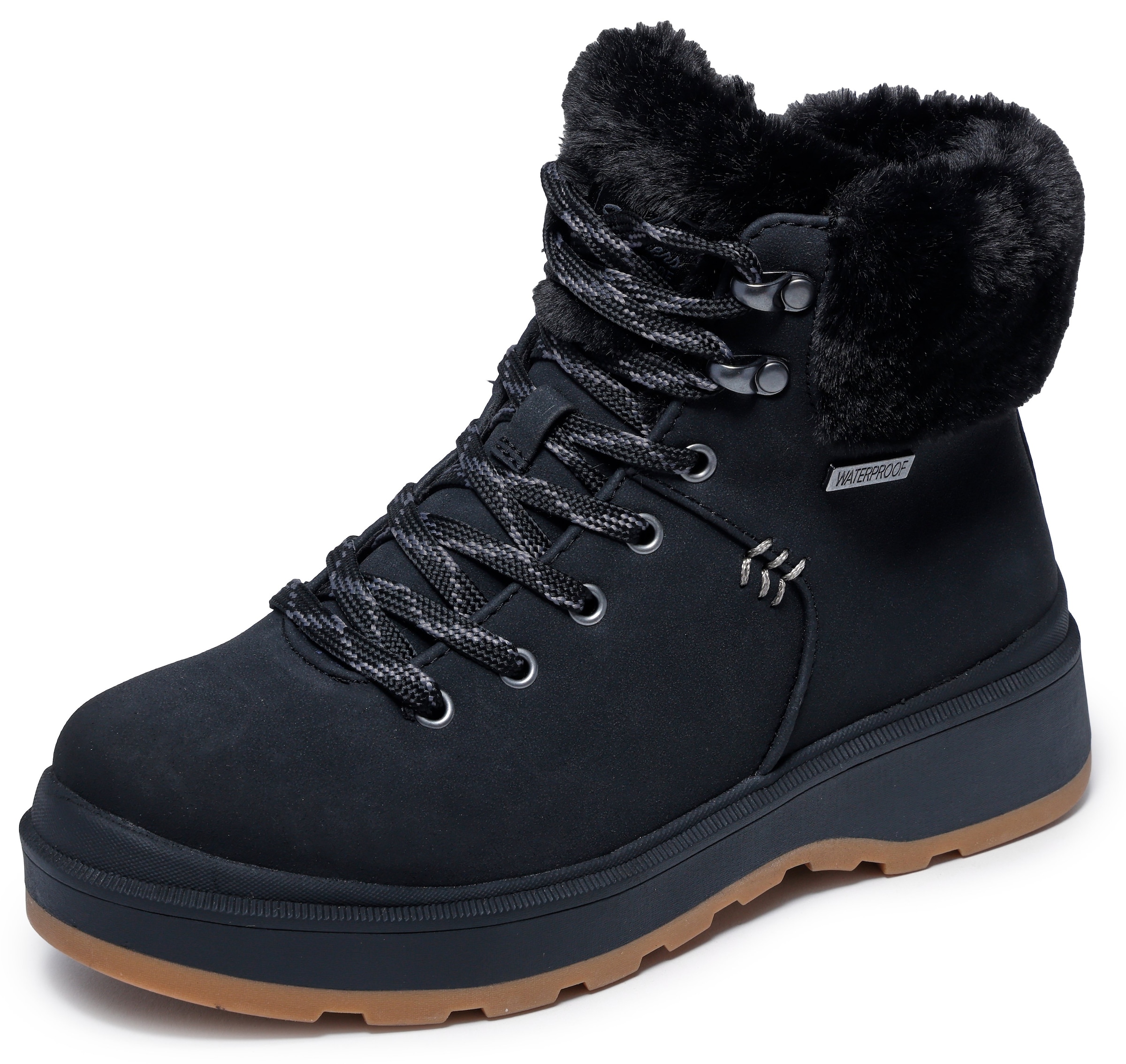 Skechers Winterboots »PARK CITY«, Snowboots, Schnürstiefel mit rutschhemmender Laufsohle