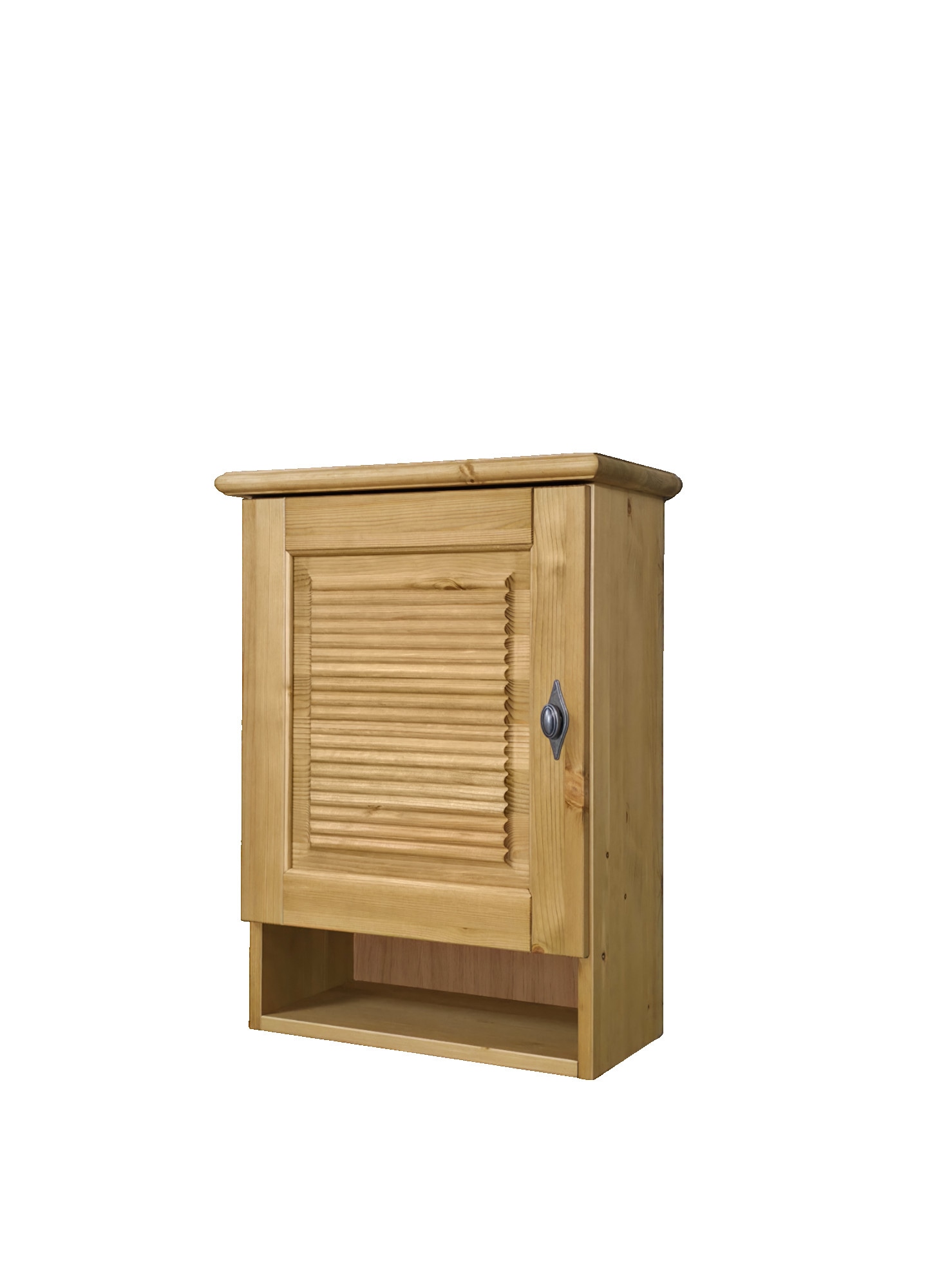 OTTO home Hängeschrank »Rauna« aus massiver Kiefer, Breite 44 cm, Rillenoptik, made in EU