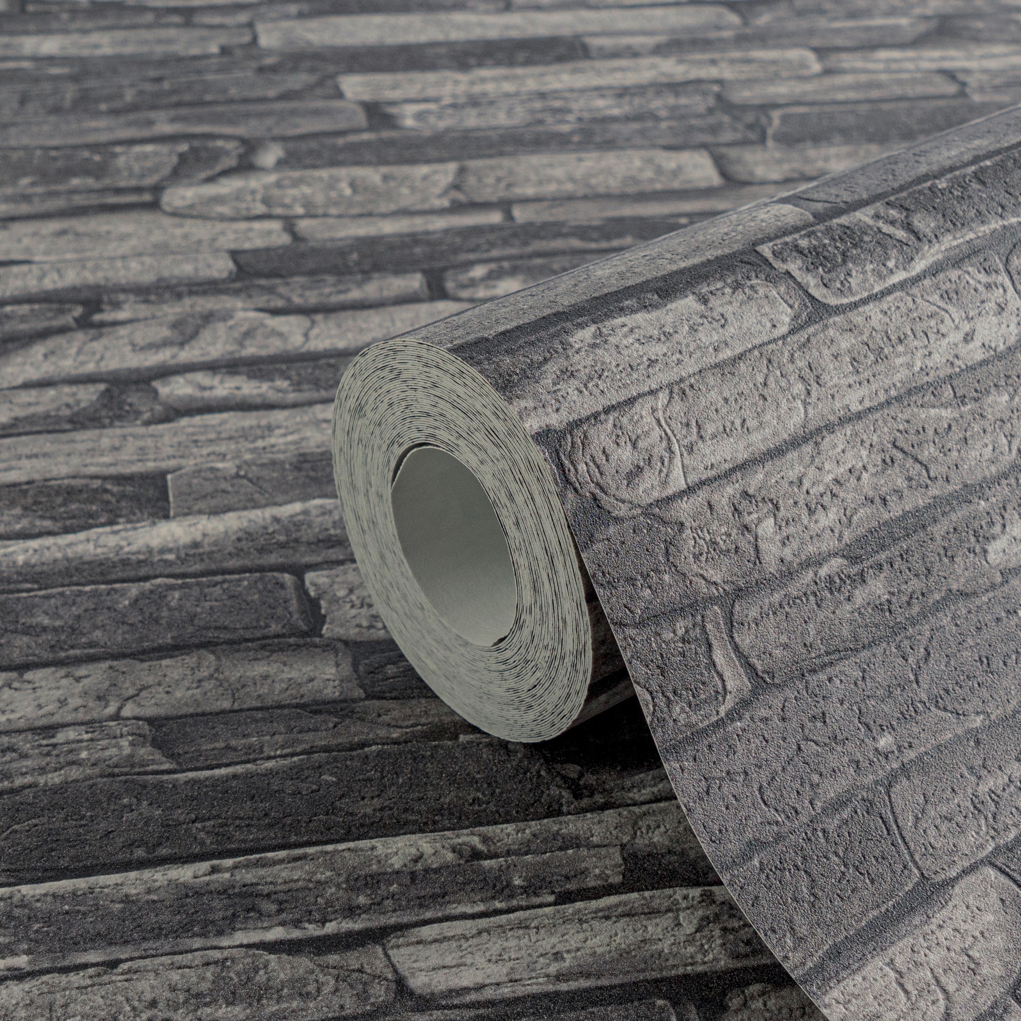 living walls Vliestapete »Best of Wood`n Stone 2nd Edition«, Steinoptik-gemustert-Motiv, Modern Tapete Stein Tapeten Wohnzimmer Schlafzimmer Flur Design Optik