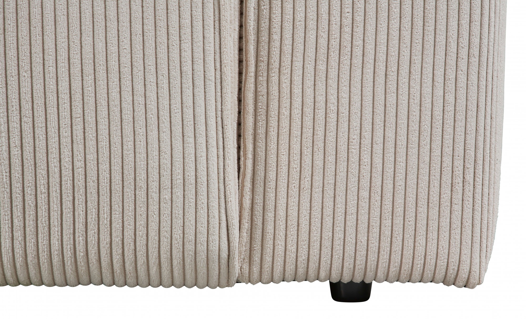 andas 2-Sitzer »Noord mit Kedernaht, Breite 227 cm«, Cord, Struktur, Webstoff, mit Wellenunterfederung, Massivholzrahmen