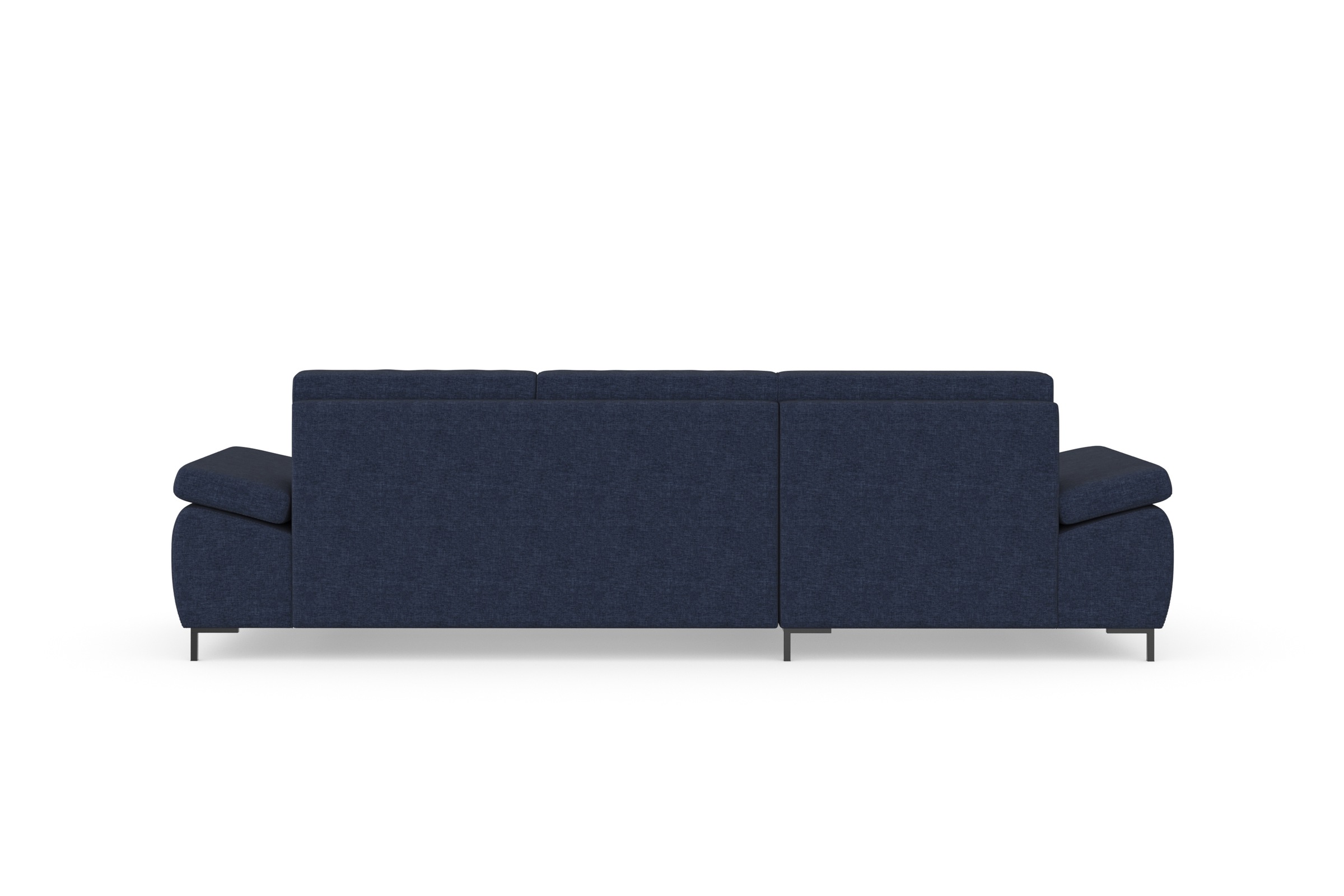 DOMO collection Ecksofa »Capelo, komfortabel, klare Linien zeichnen dieses Design aus, L-Form«, mit Armteilverstellung, wahlweise mit Bettfunktion, Federkern