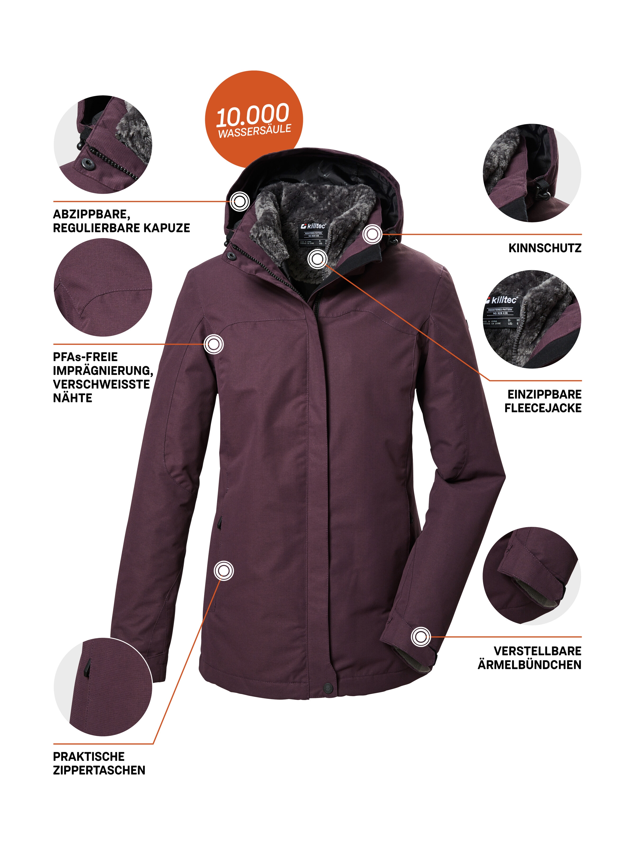 Killtec Doppeljacke »KOW 303 WMN JCKT«