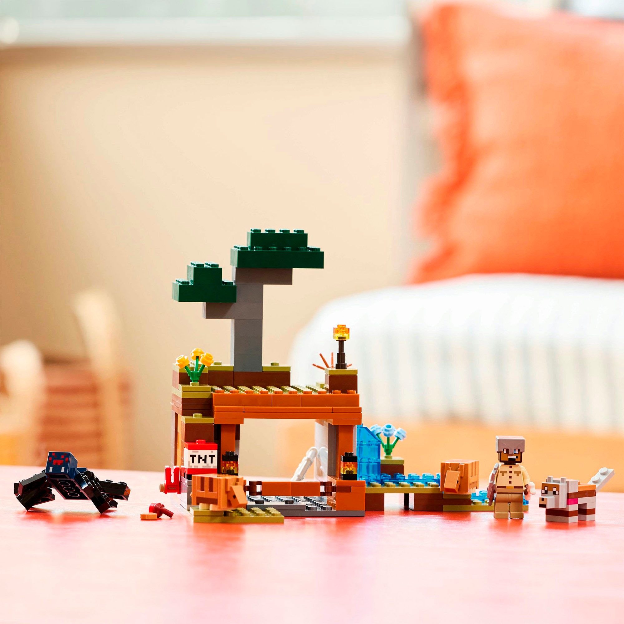 LEGO® Konstruktionsspielsteine »Die Expedition zur Gürteltiermine (21269), LEGO Minecraft«, (247 St.), Made in Europe