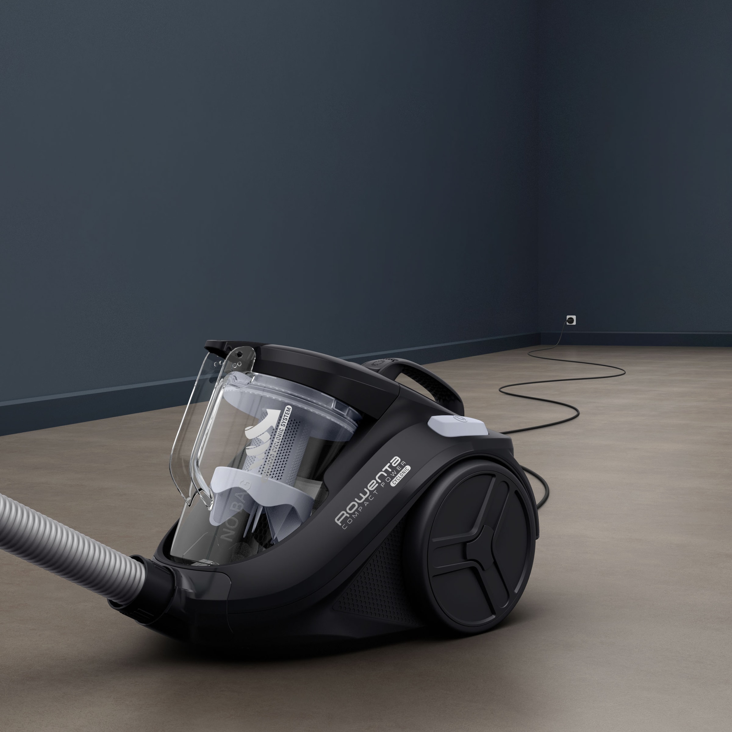 Rowenta Bodenstaubsauger »RO3725 Compact Power Cyclonic Classic«, 750 W, beutellos