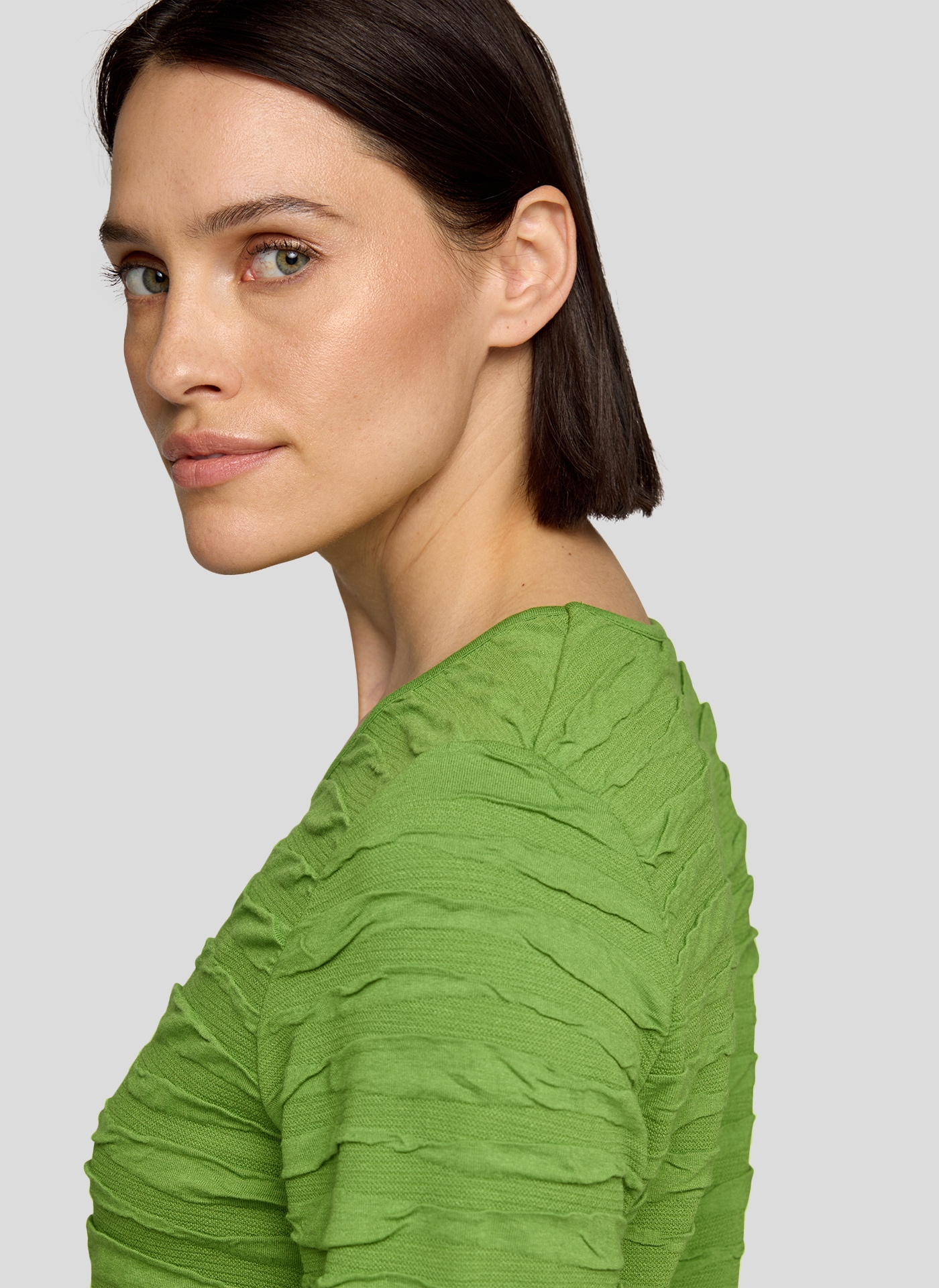 Rabe 3/4-Arm-Shirt mit Struktur Muster