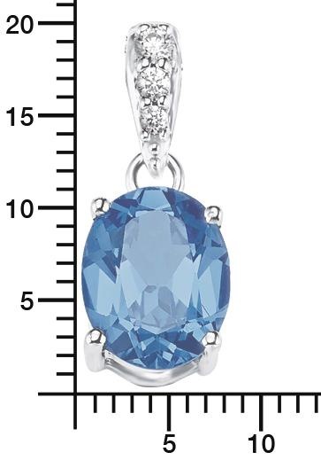 Amor Kette mit Anhänger »2022073« mit Spinell (synth.), Zirkonia (synth.)