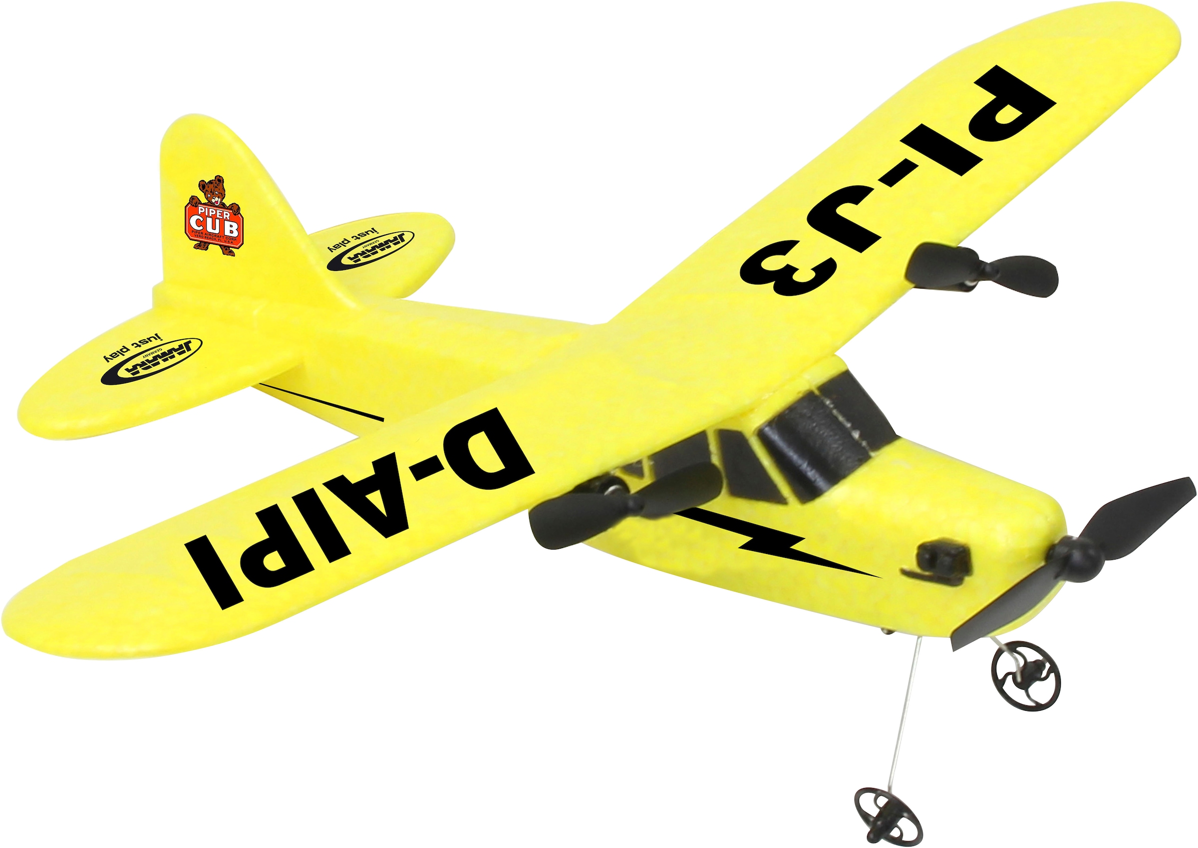 Jamara RC-Flugzeug »Piper J3-CUB Flugzeug, 2,4 GHz, Gyro 2CH«