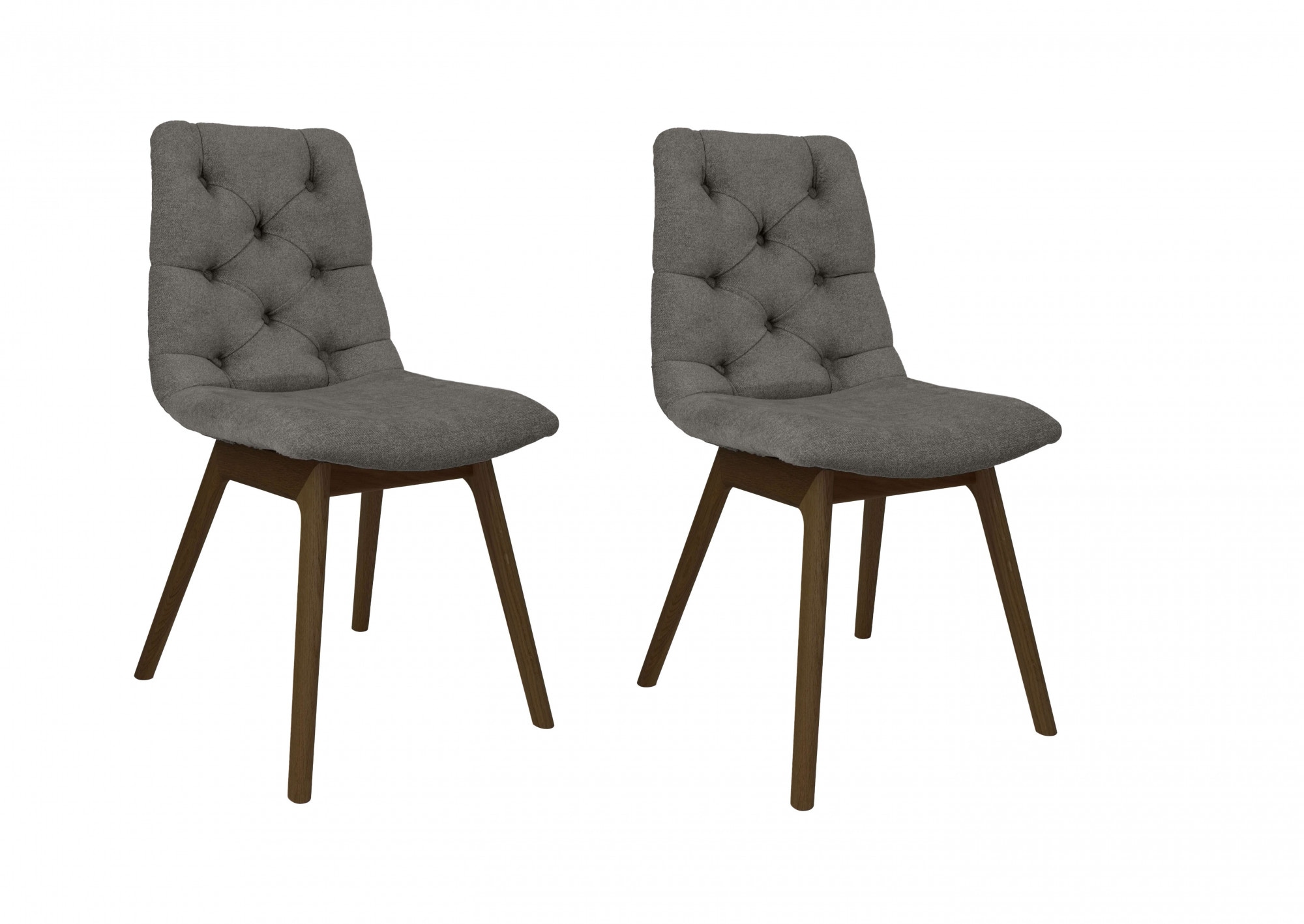 andas Esszimmerstuhl »Ramon«, (Set), 2 St., Chenille, mit Massivholzbeinen, günstig online kaufen