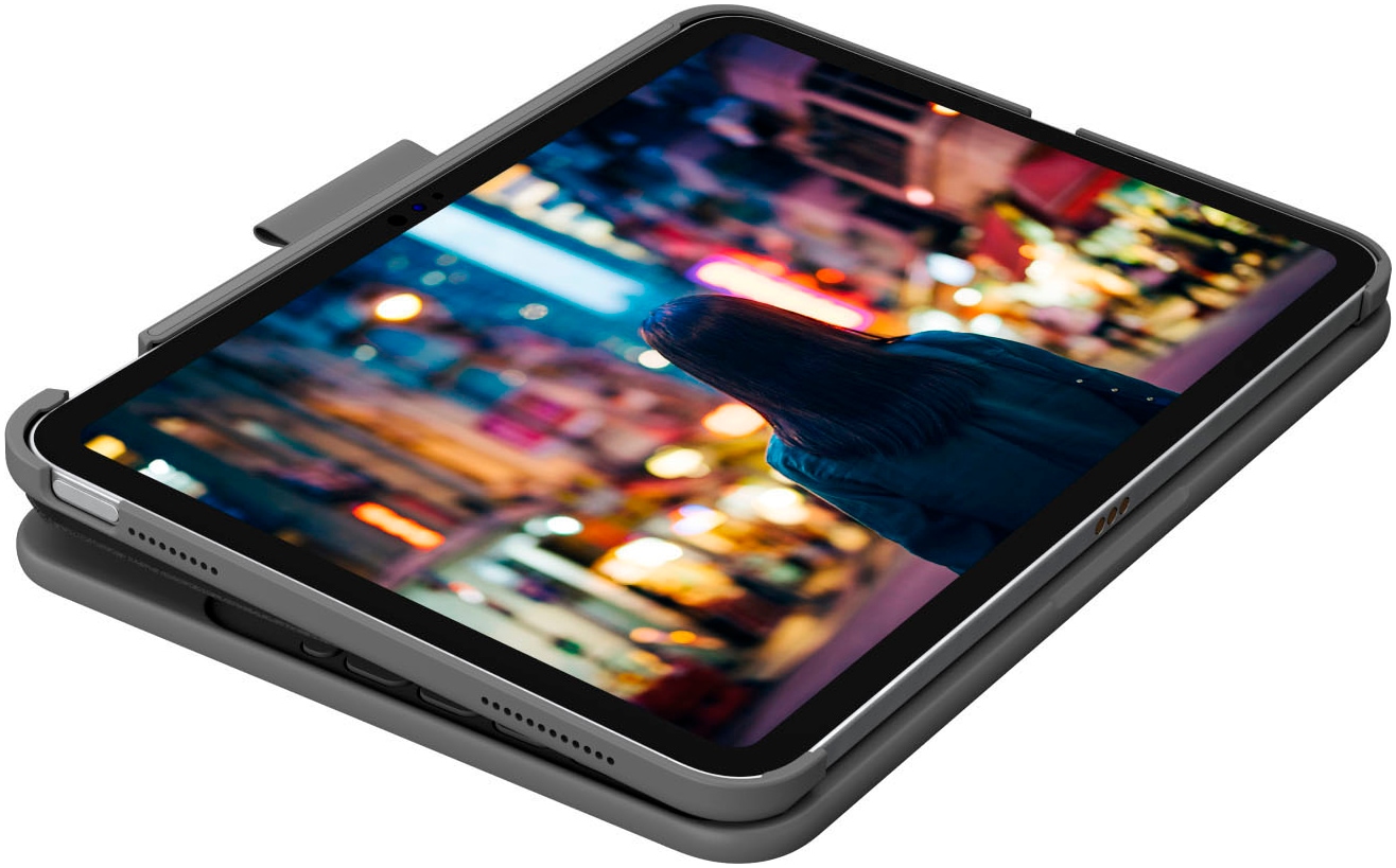 Logitech iPad-Tastatur »Slim Folio für iPad (10. Generation)«, (Lautstärkeregler)