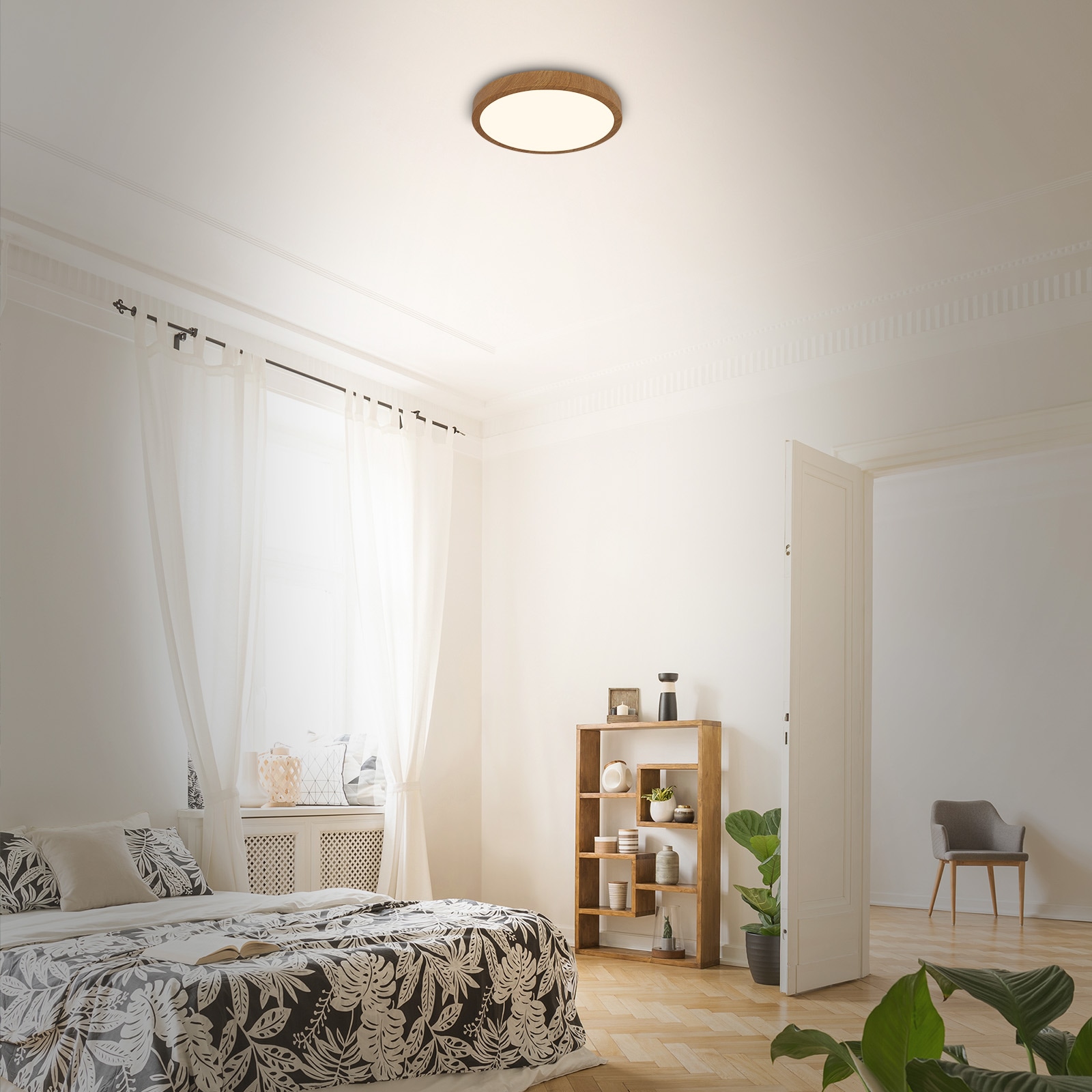 Briloner Leuchten Deckenleuchte »Deckenleuchte RUNA WOOD«