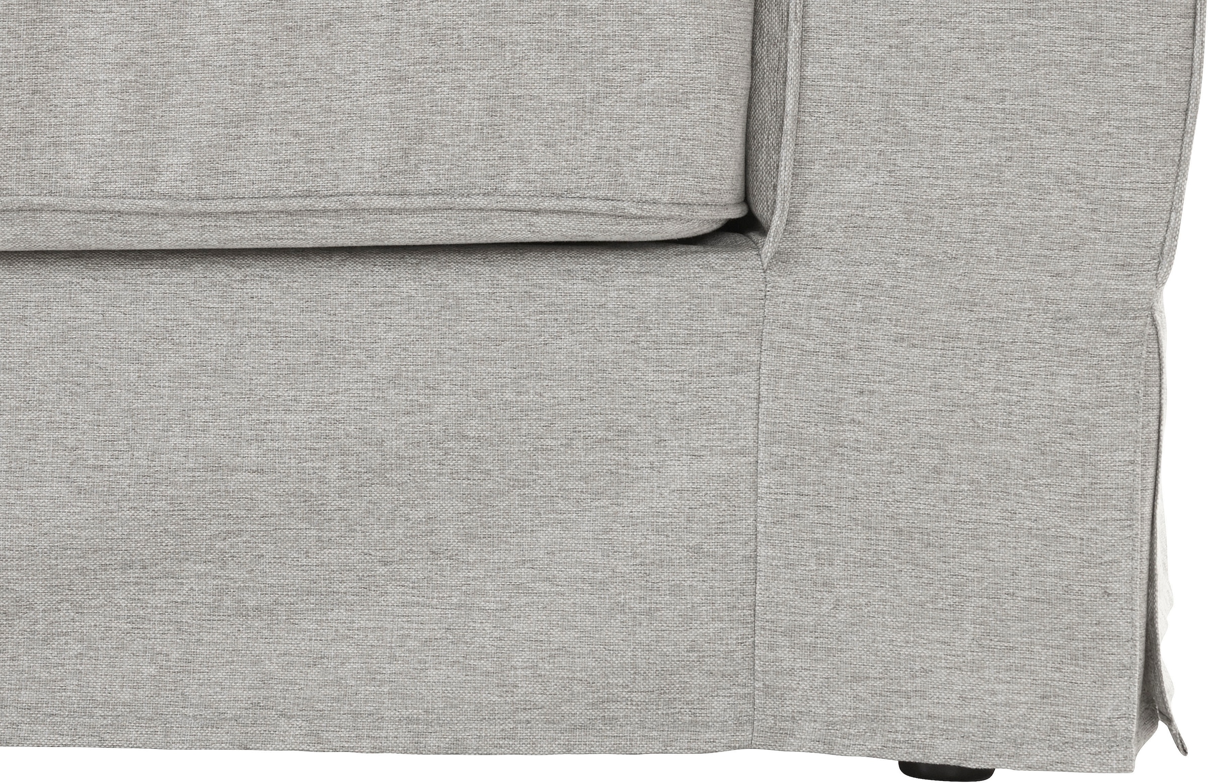 Timbers Ecksofa »Vintage L-Form«, 3-Sitzer Polsterecke im Landhausstil, mit abnehmbarer Husse