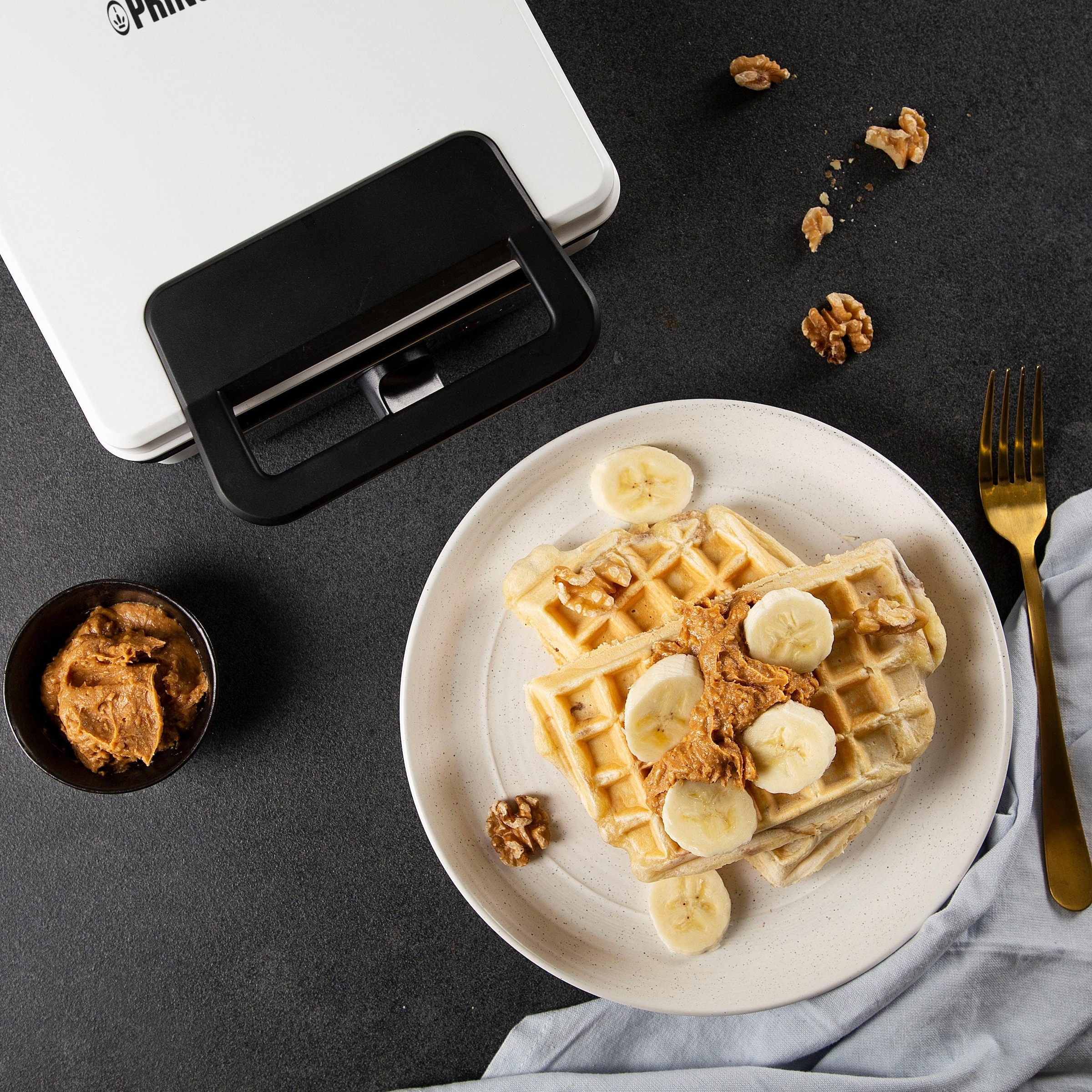 PRINCESS Waffeleisen »132397«, 1200 W, mit Antihaftbeschichtung/ 2 Belgische Waffeln gleichzeitig
