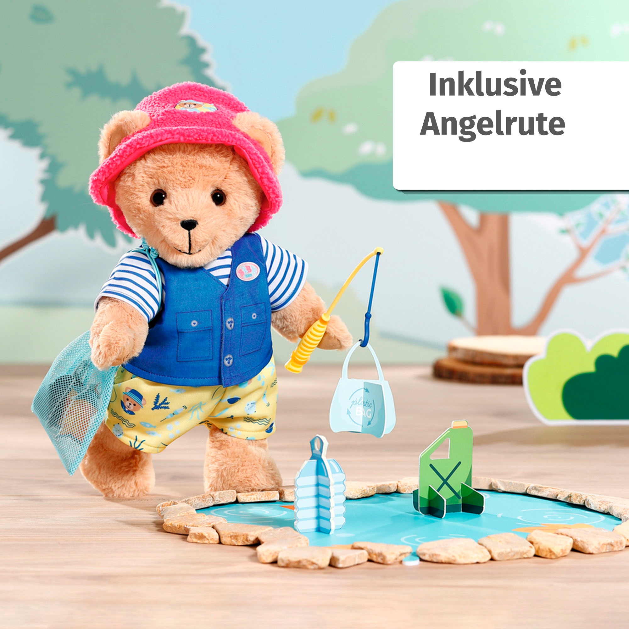 Baby Born Puppenkleidung »Teddys Angler-Outfit«