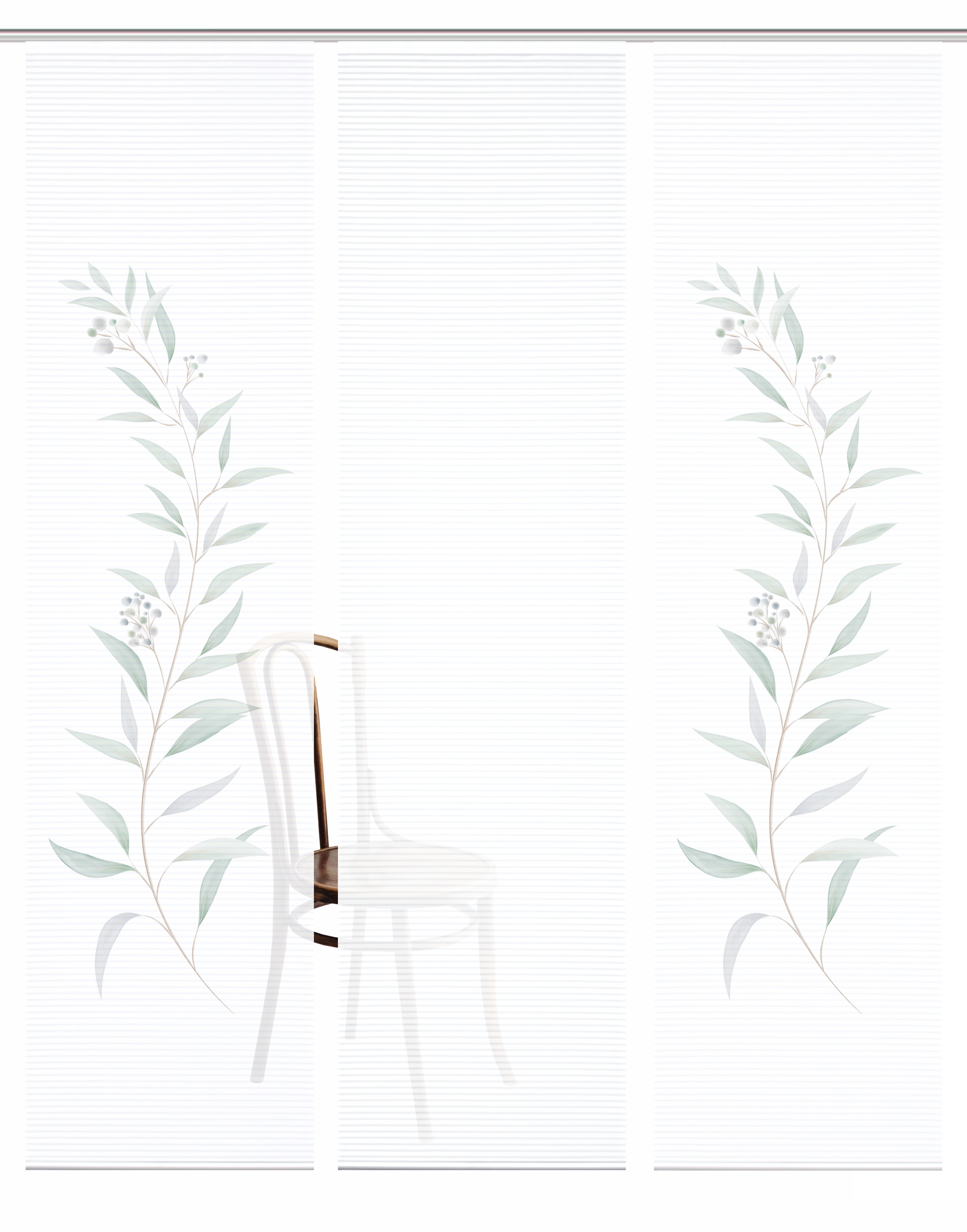 HOME in green Schiebegardine »CELSO« Paneelwagen 3 Stk. tlg. SET DIGITALDRU günstig online kaufen