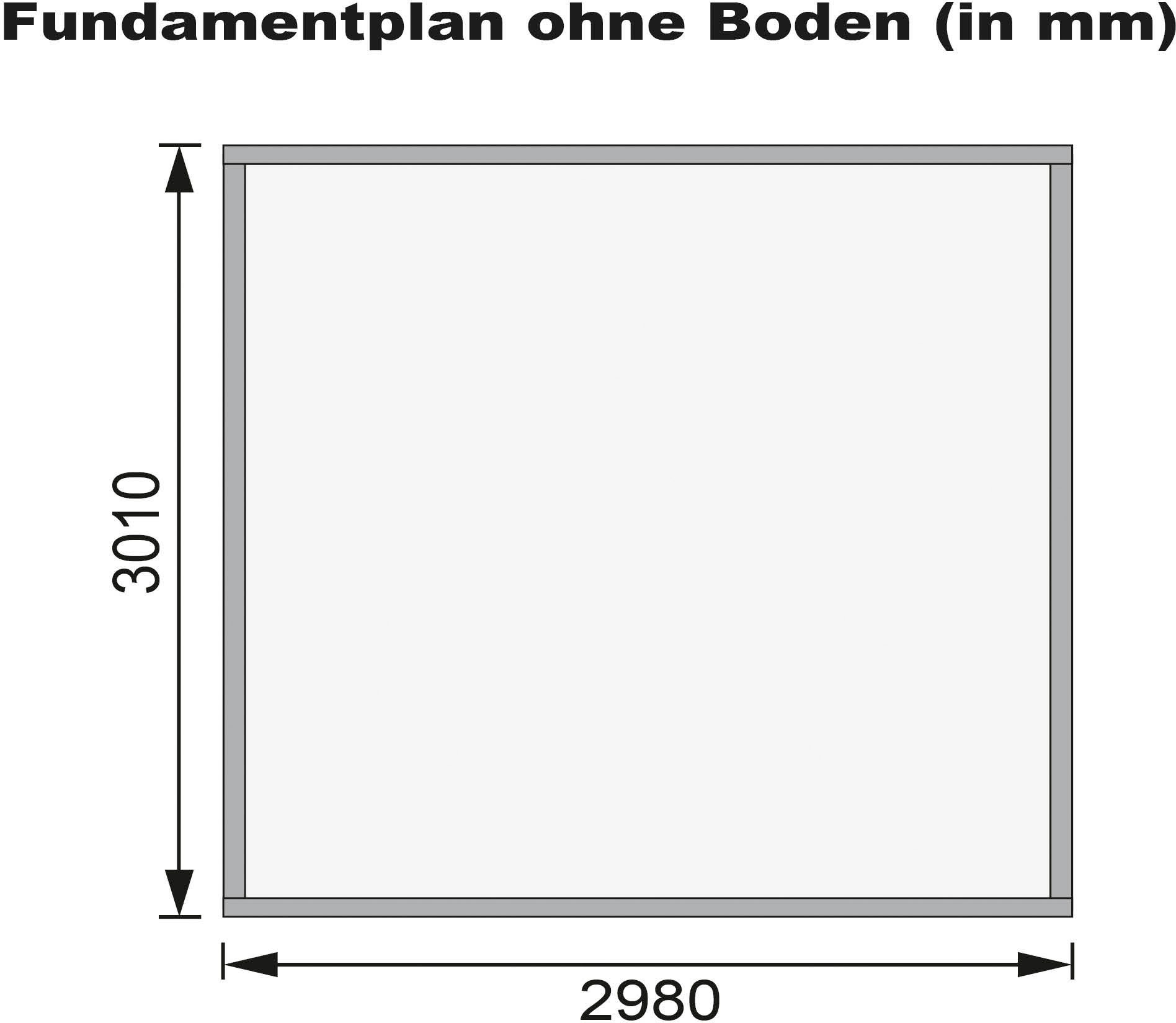 Karibu Gartenhaus »"Schiefenberg 7" naturbelassen«, aus hochwertiger nordischer Fichte mit wasserabweisender Profilierung
