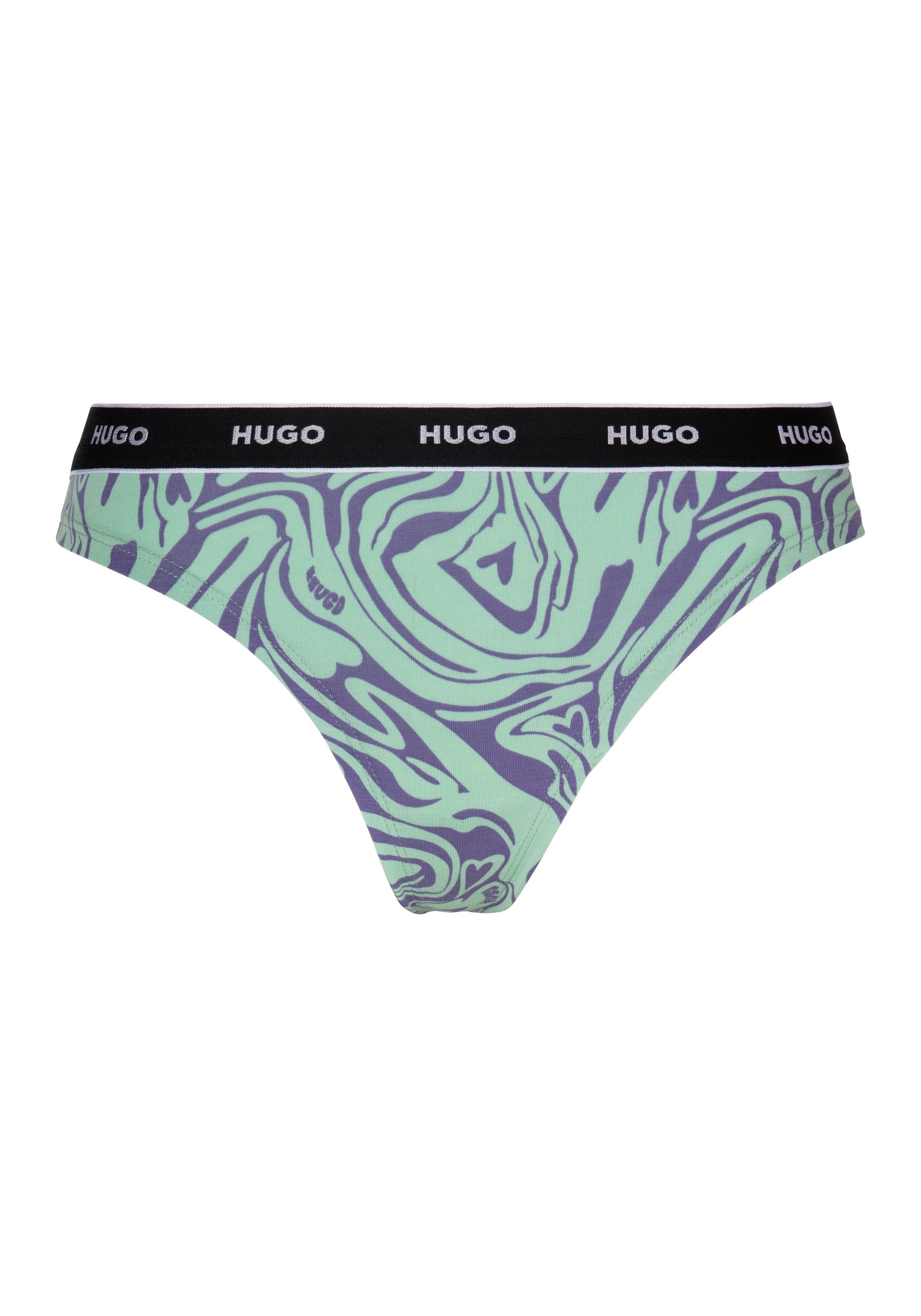 HUGO Underwear String »TRIPLET THONG DESIGN«, (Set, 3 St., 3), mit Logobund