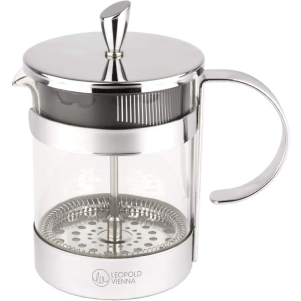 Leopold Vienna Kaffeebereiter »Luxe«, 0,6 l Kaffeekanne, für 5 Tassen Kaffee, elegantes Design