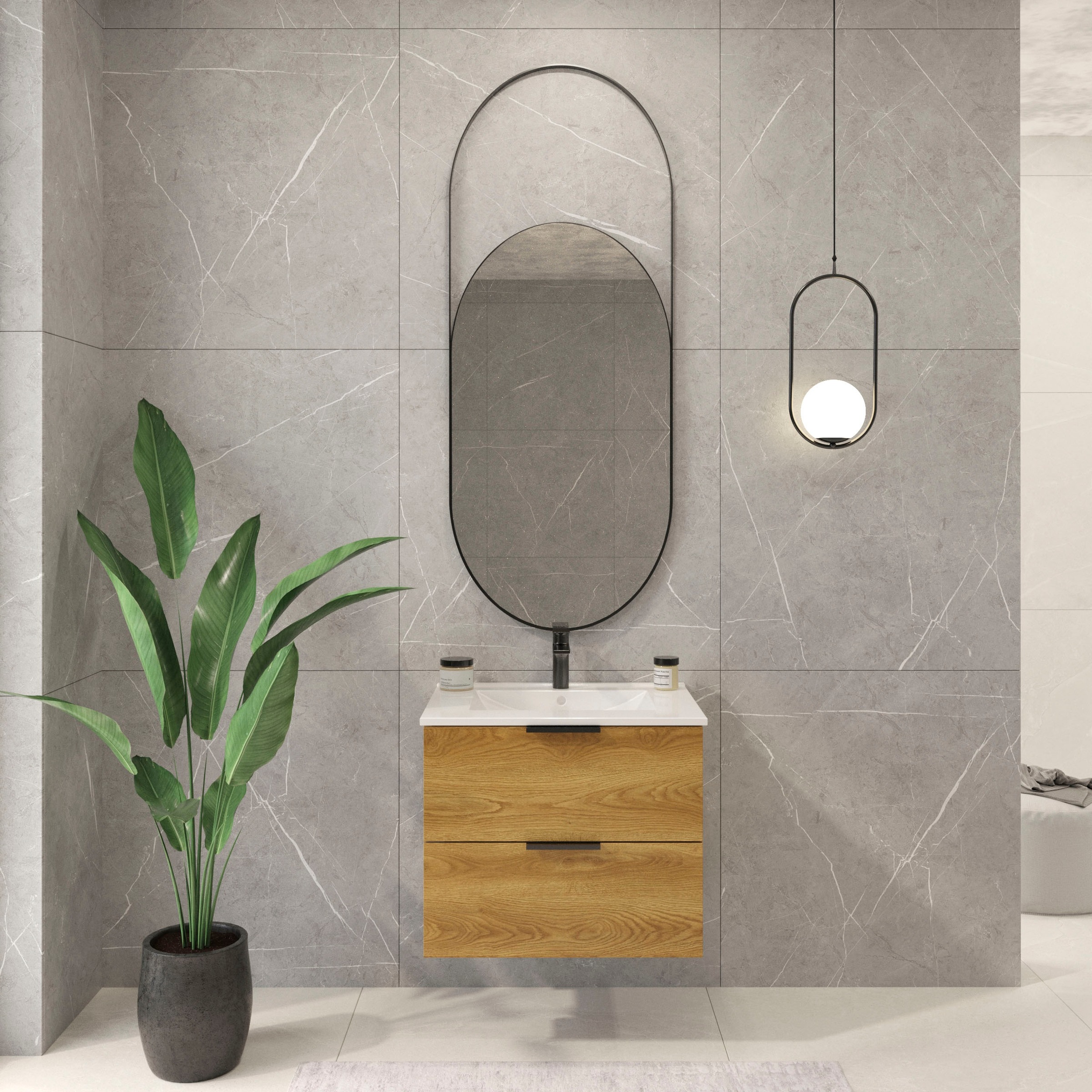 welltime Waschtisch »Athen Badezimmerschrank mit Softclose Funktion WC Bad günstig online kaufen