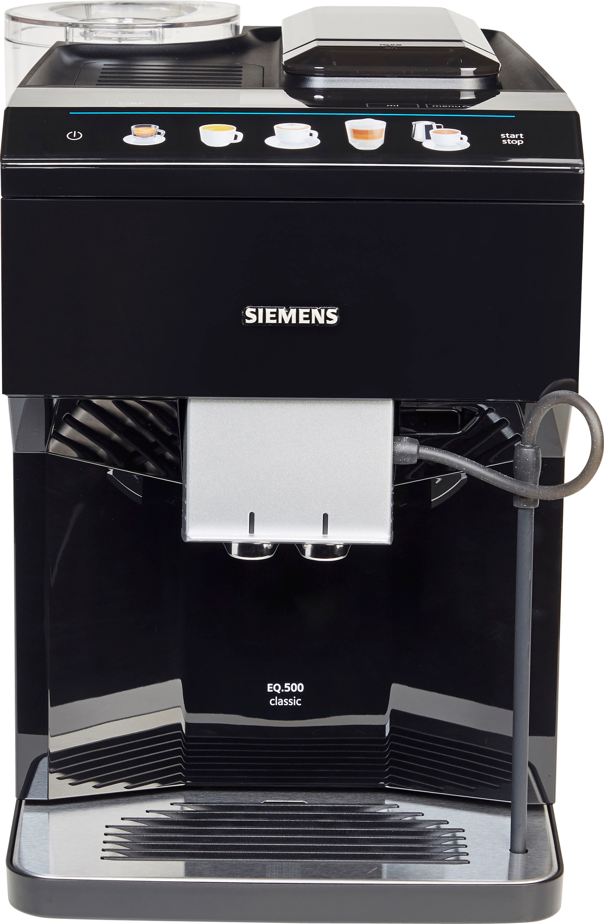 SIEMENS Kaffeevollautomat »EQ.500 classic TP503D09«, 2 Tassen gleichzeitig, flexible Milchlösung, inkl. BRITA Wasserfilter