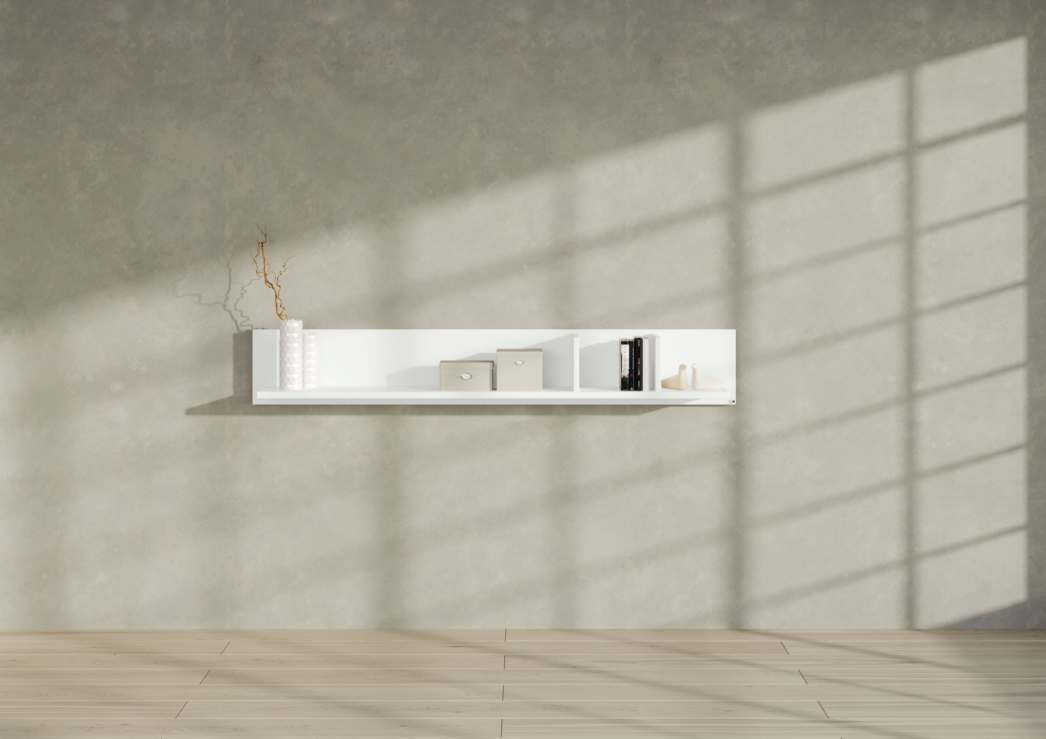 Wandregal »TACOMA«, Typ 42, mit 2 vertikalen Trennwänden, Breite 180 cm