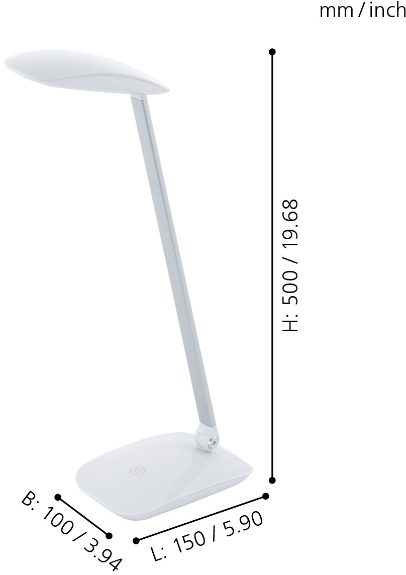 EGLO Schreibtischleuchte »CAJERO«, Leuchtmittel LED-Board   LED fest integr günstig online kaufen