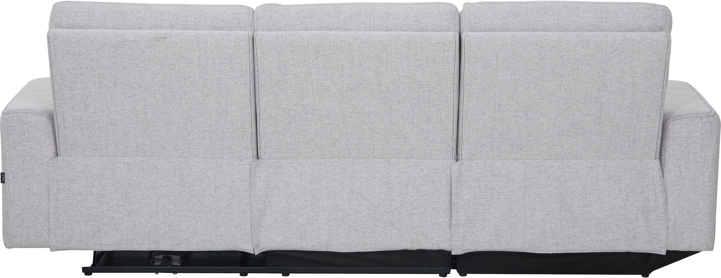 Home affaire Ecksofa »VENOIR, L-Form, 250 cm, manuelle u. elektrische Funktion (m. USB A/C)«, Stauraum unter der Recamiere, 2. Staufach, Federkern
