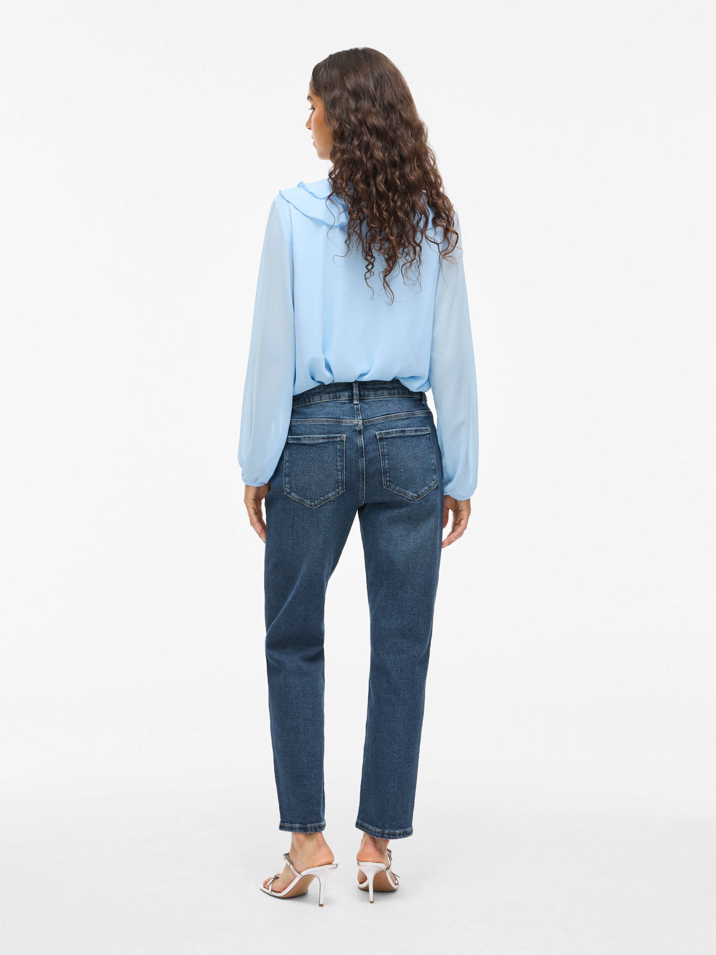 Vila Straight-Jeans »VIALICE RW STRAIGHT JEANS MBD SOL91-NOOS«