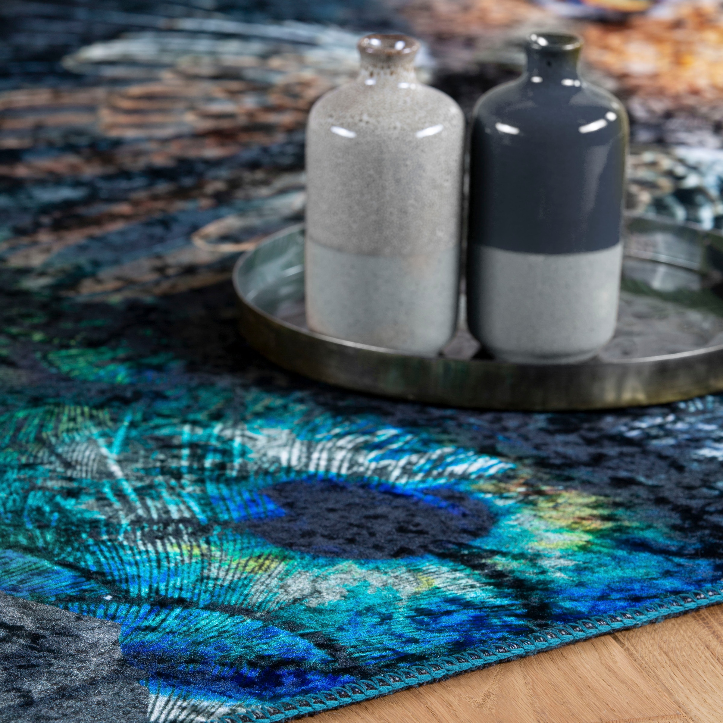 Obsession Teppich »Exotic 10m«, rechteckig, 5 mm Höhe, Kurzflor, ideal im Wohnzimmer & Schlafzimmer