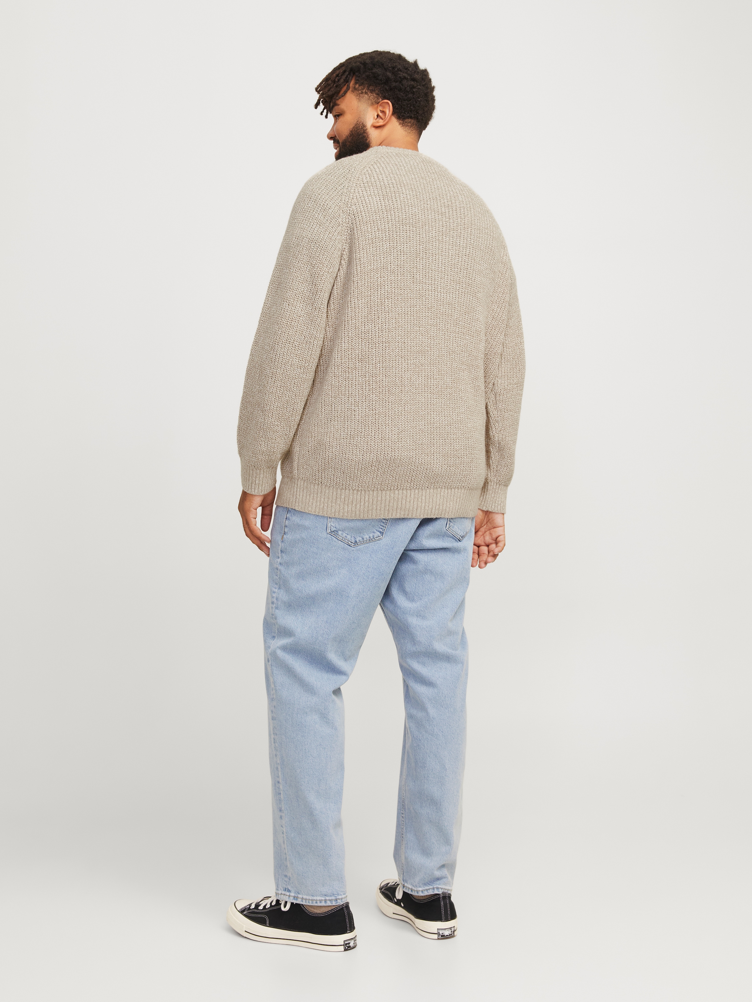 Jack & Jones PlusSize Rundhalspullover »JJJONES KNIT CREW NECK PLS«