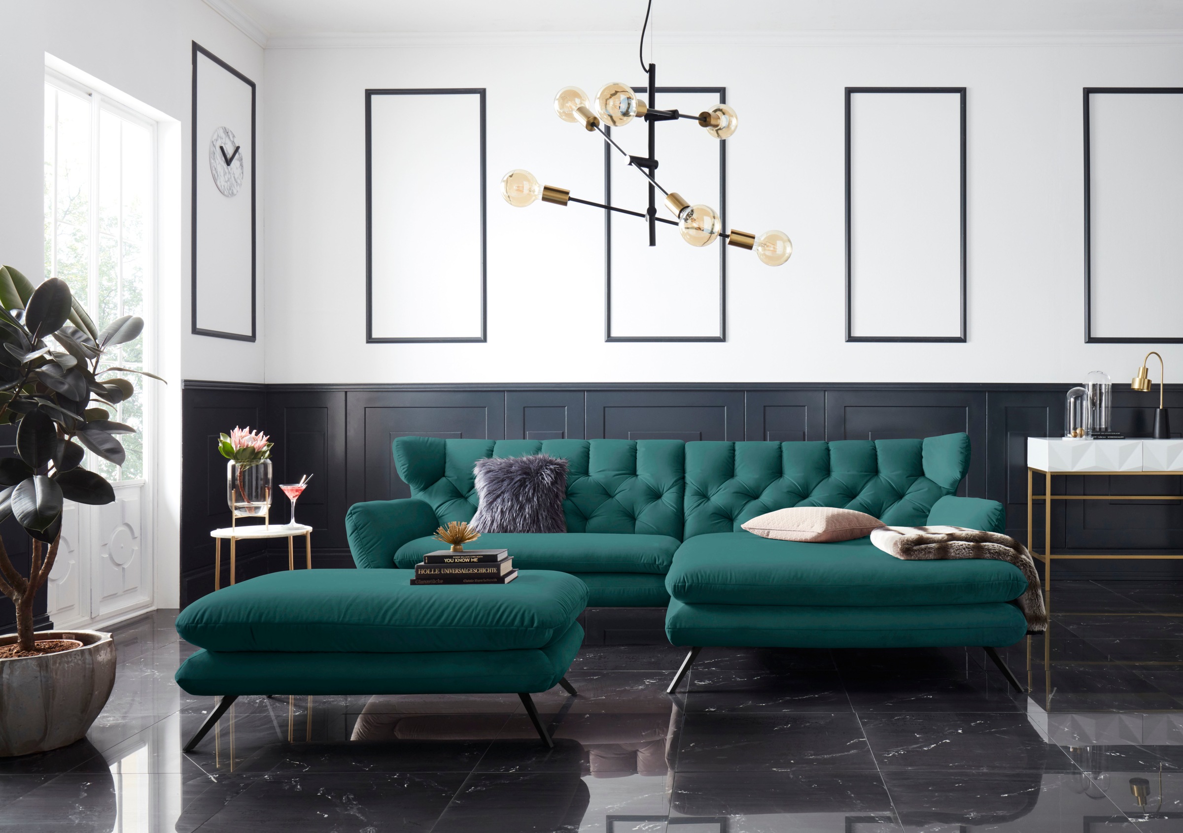 3C Candy Hockerbank "Beatrice" mit modernem Polsteraufbau, auch in Breitcor günstig online kaufen