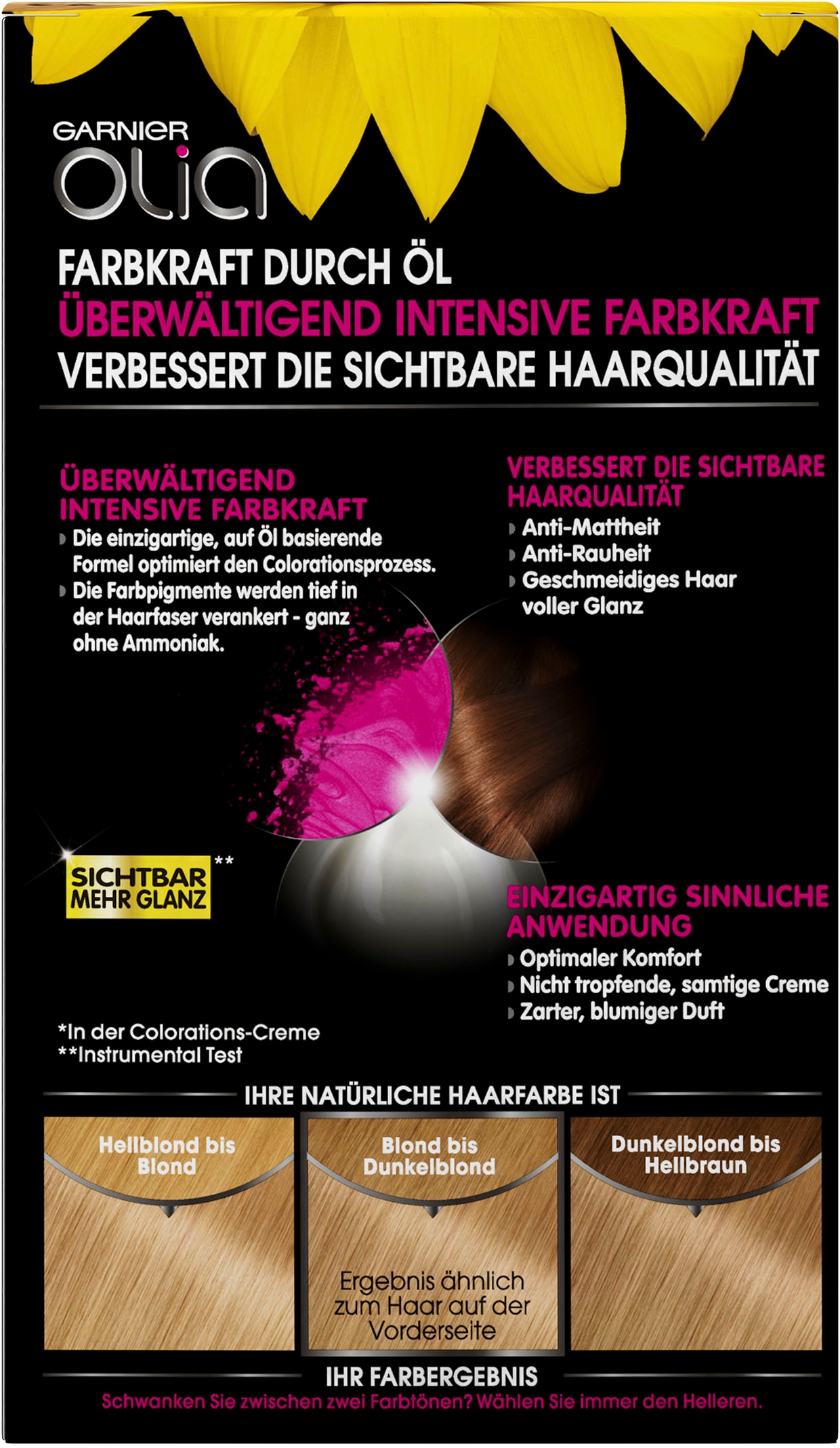 GARNIER Coloration »Olia dauerhafte Haarfarbe«, mit pflegender Formel
