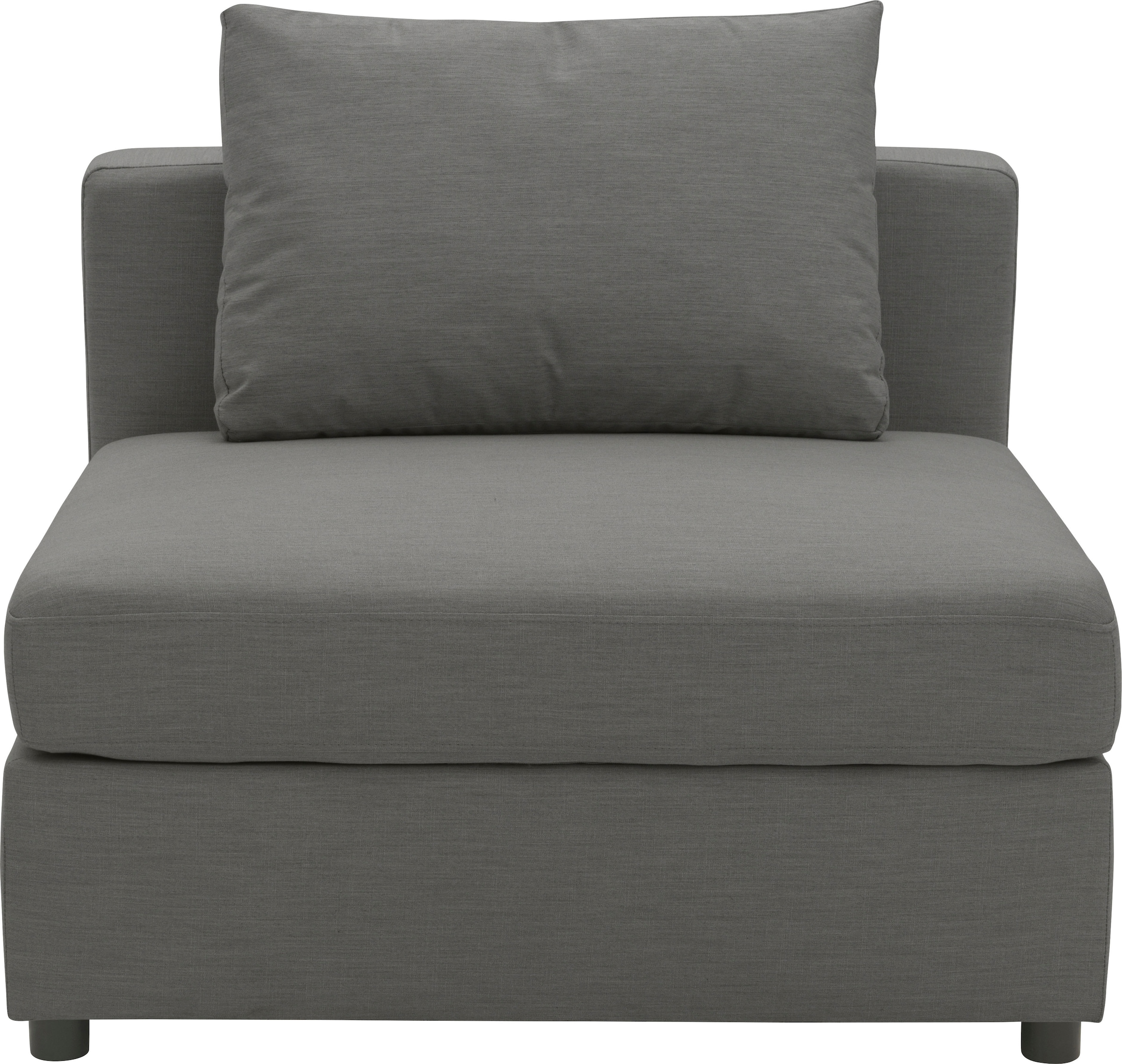 DOMO collection Sofaelement »Solskin, individuell erweiterbar/kombinierbar«, mit losen Kissen. Rücken- und Seitenteile als Stecksystem.