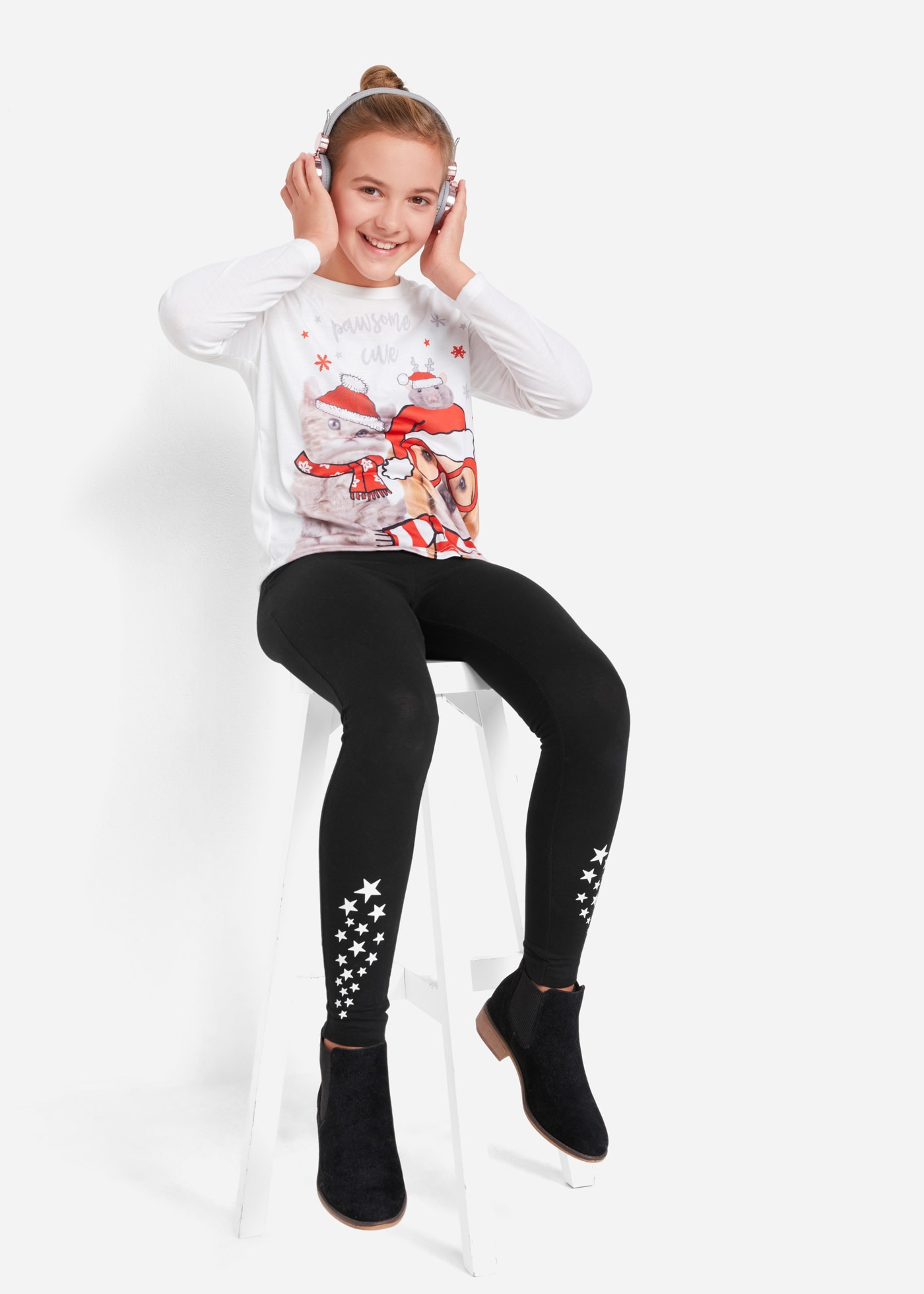 bonprix Leggings »Leggings aus elastischem Baumwoll-Mix«  Leggings aus elastischem Baumwoll-Mix
