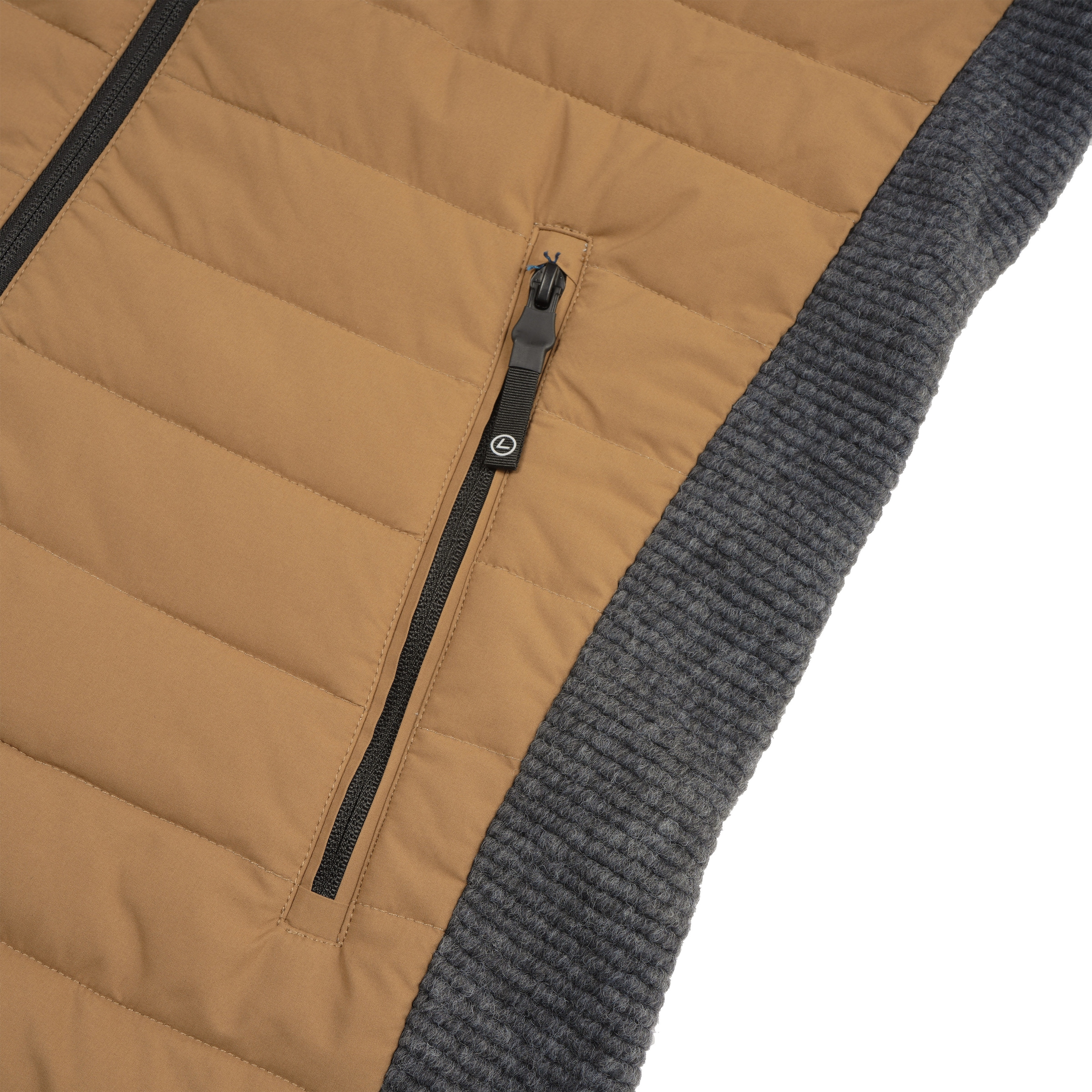 Luhta Hybridjacke »H STEPP/SWEATJACKE ANTTOLA« im Materialmix aus Steppware und Strickfleece, mit Stehkragen