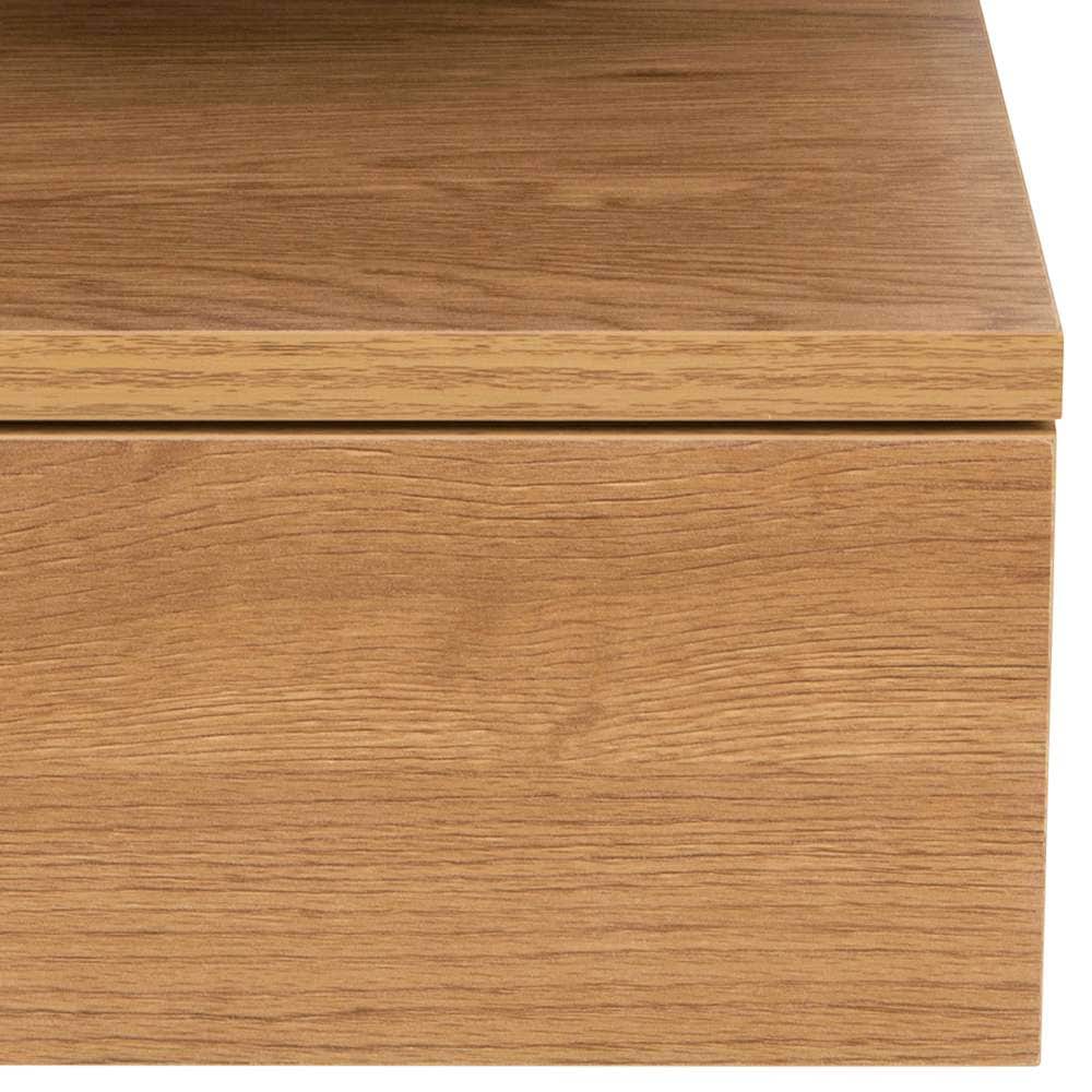 ACTONA GROUP Nachttisch »Ashlan Nachtkommode«, Nachtschrank, wandmontiert, 1 Schublade, 1 Fachboden, Metallschienen