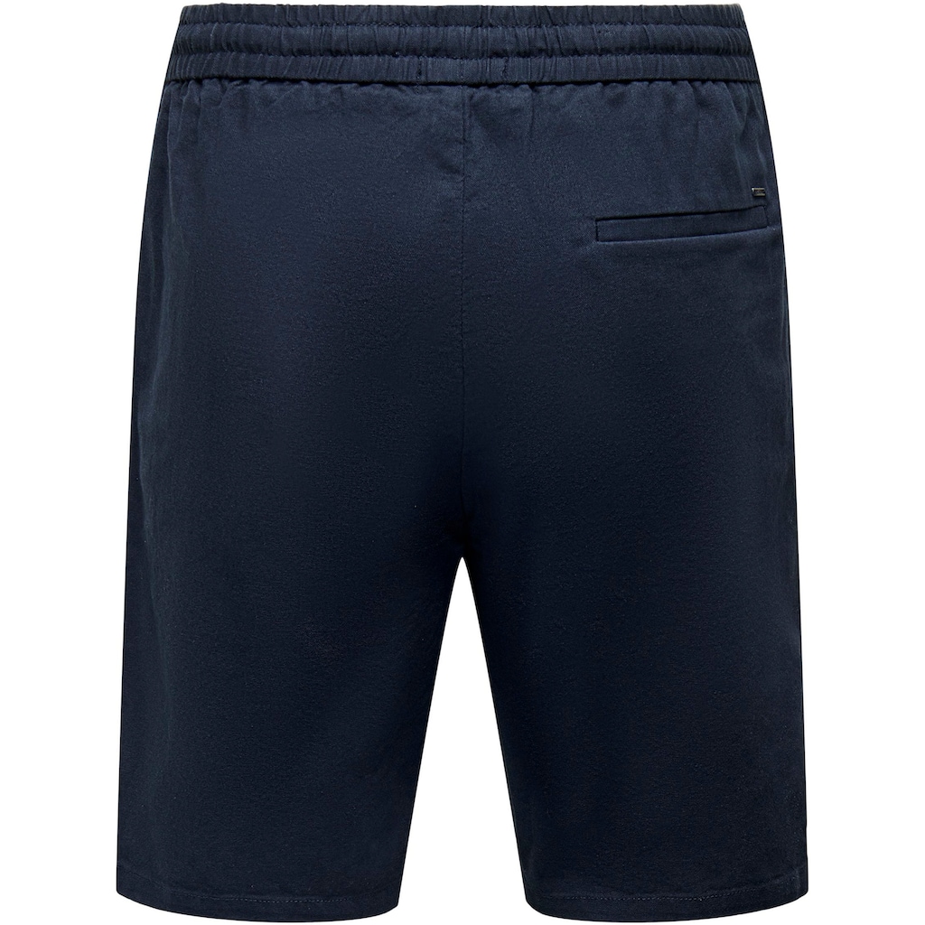 ONLY & SONS Shorts »ONSLINUS 0007 COT LIN SHORTS NOOS«