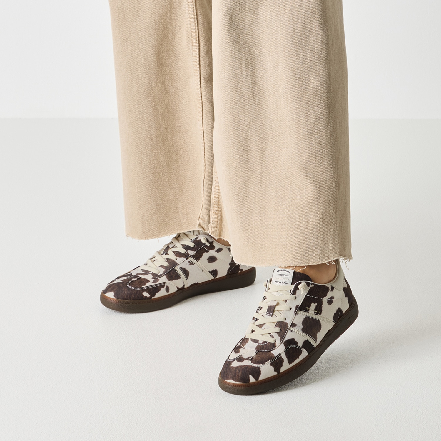 Tamaris Slip-On Sneaker  Freizeitschuh, Halbschuh, Schnürschuh im Kuh-Style