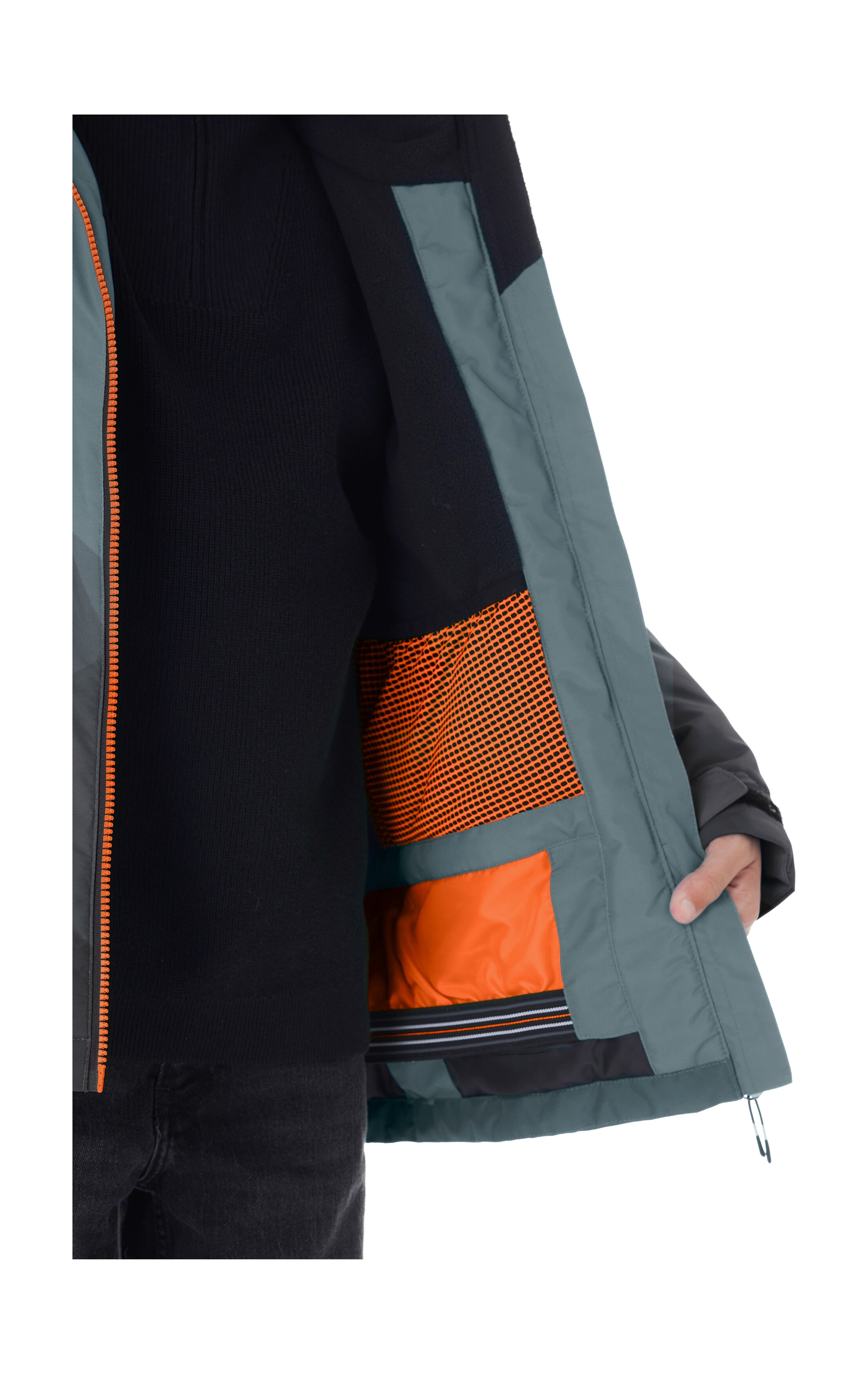 Killtec Skijacke »KSW 383 BYS SKI JCKT«, Wasser- und winddichte Skijacke mit verstellbarer Kapuze