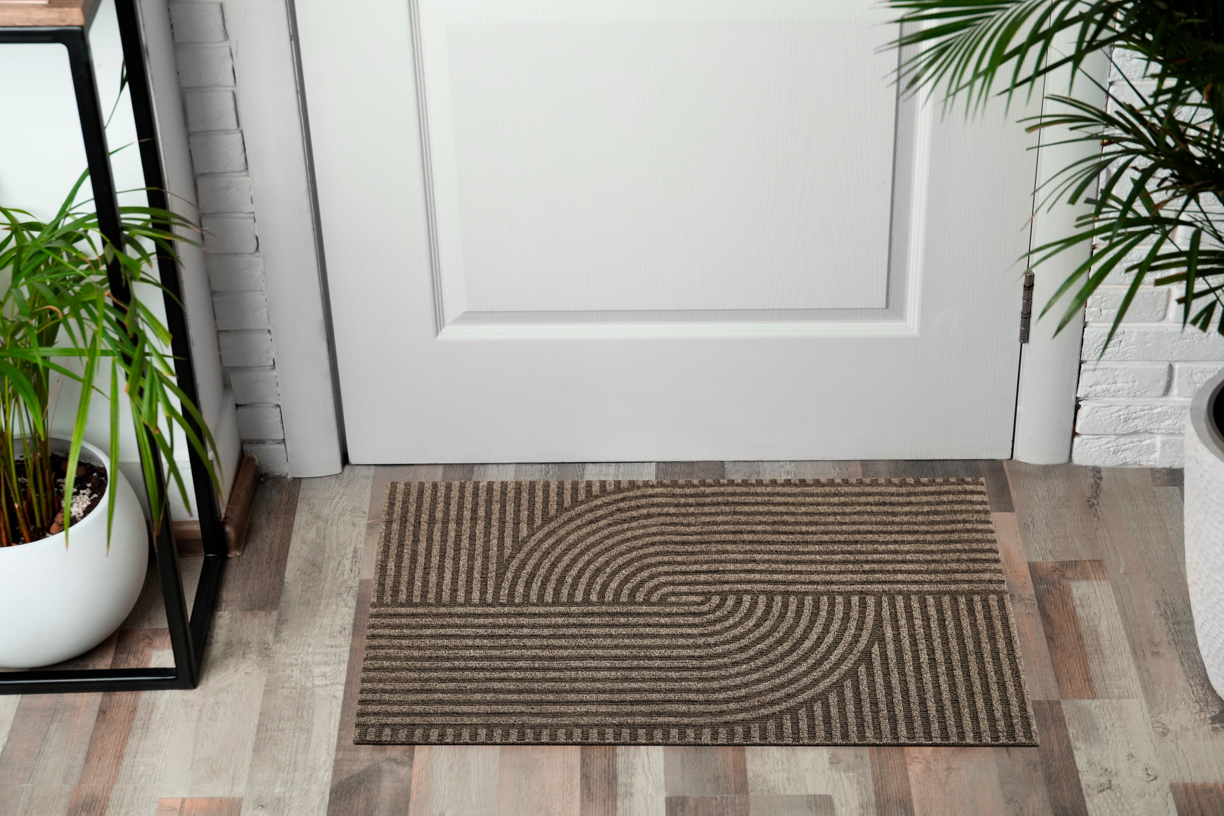 Andiamo Fußmatte »Yukon« rechteckig 6 mm Höhe Schmutzfangmatte, modernes Design, robust, waschbar, rutschhemmend