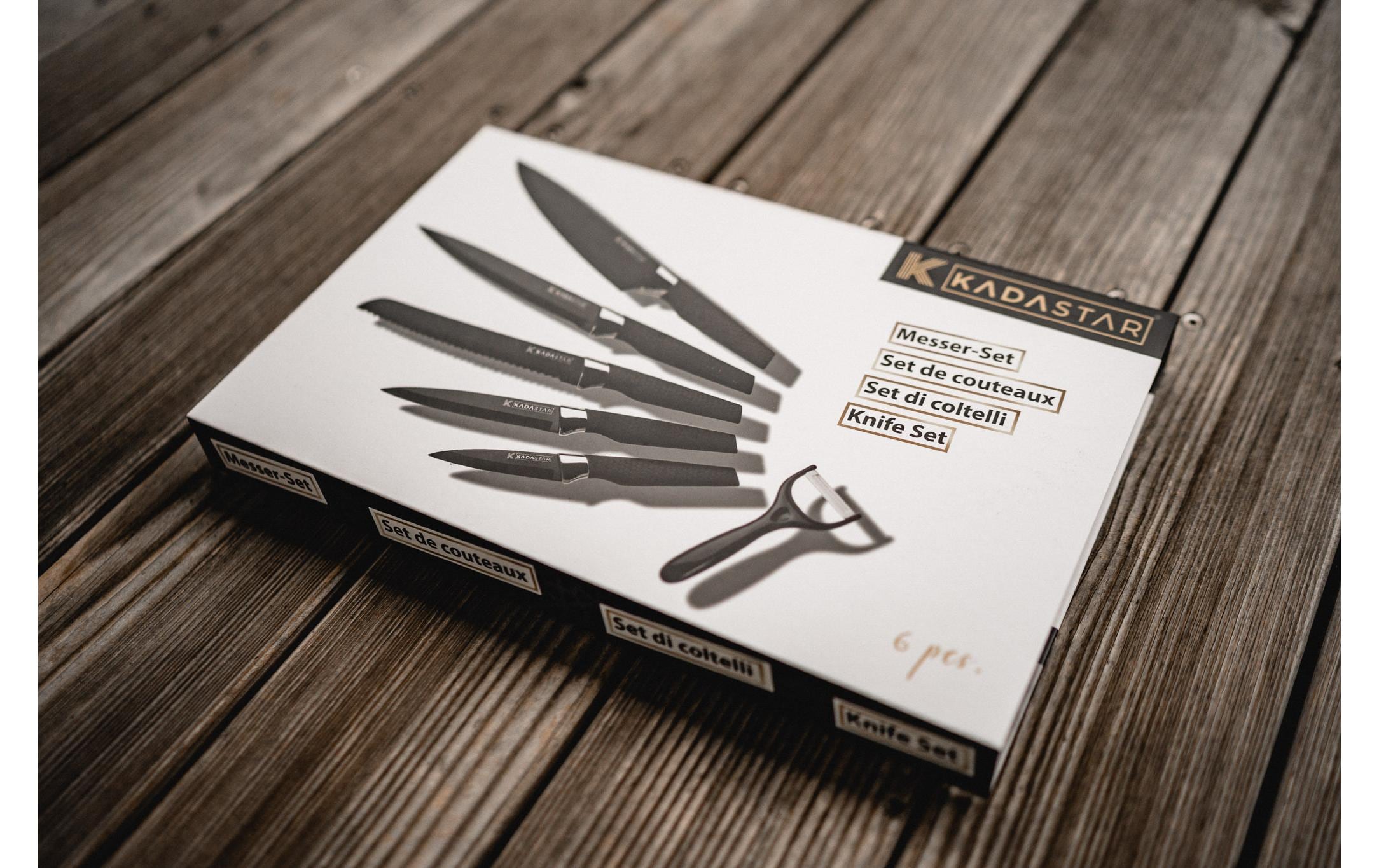 Kadastar Messer-Set »Premium Black 6«