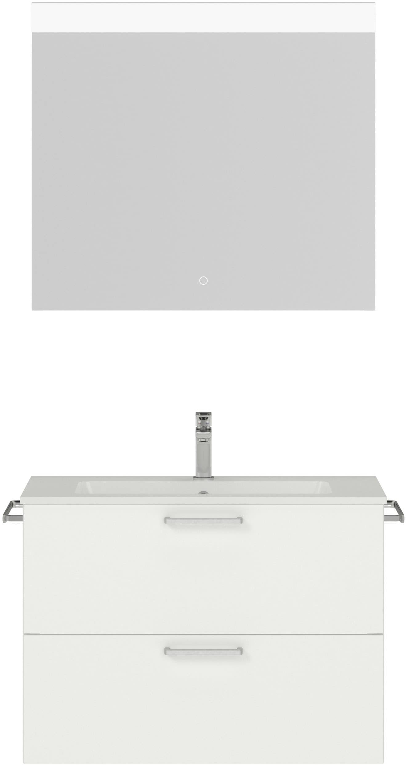 nobilia® Badmöbel-Set »Tolvina« vormontiert, mit Soft-Close, 2 Stk. tlg. günstig online kaufen