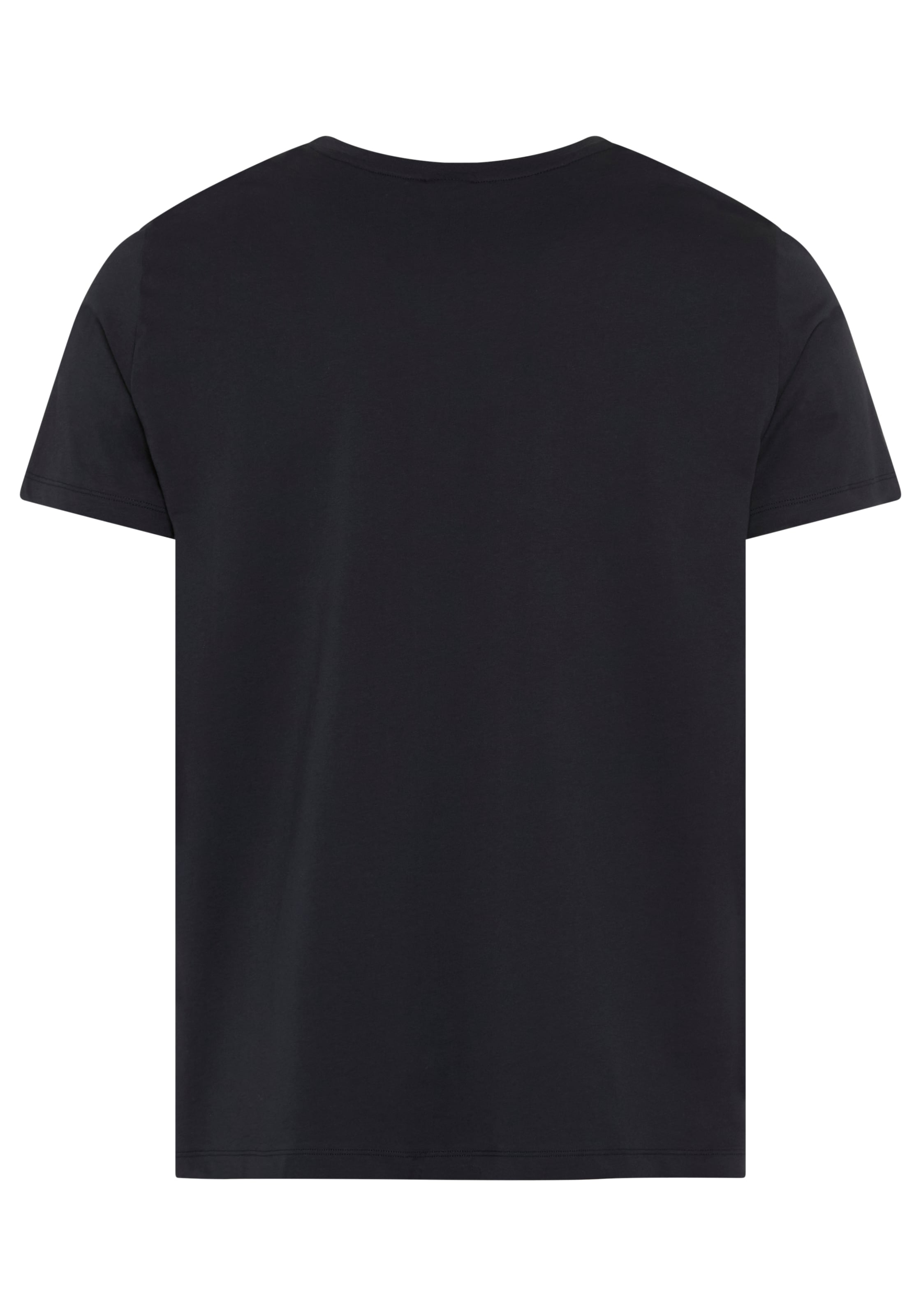 BOSS T-Shirt Rundhals, Jersey, kleines Logo, regular fit