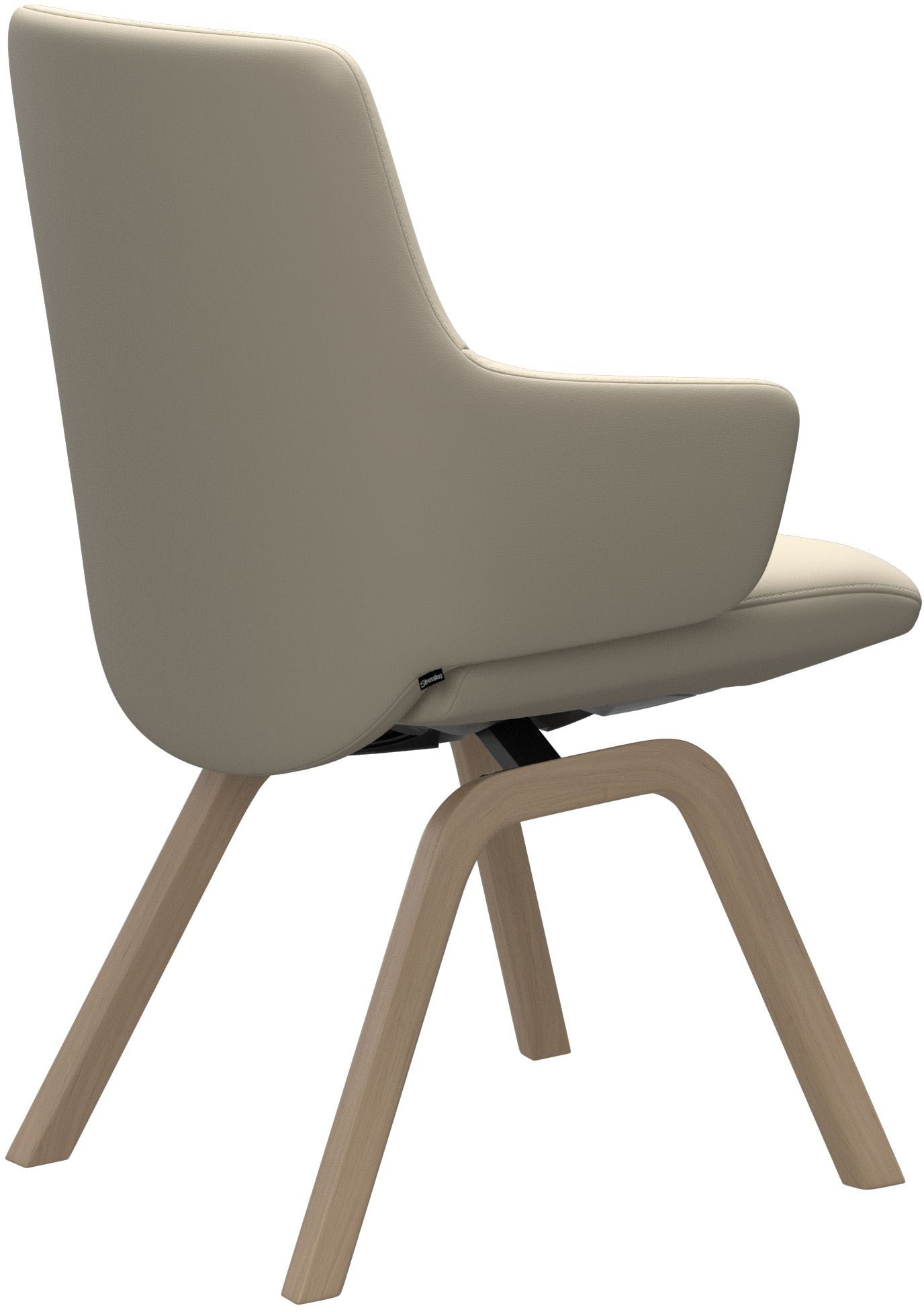 Stressless® Polsterstuhl »Laurel«, Leder BATICK, Low Back mit Armlehne, Größe L, mit schräggestellten Beinen in Walnuss