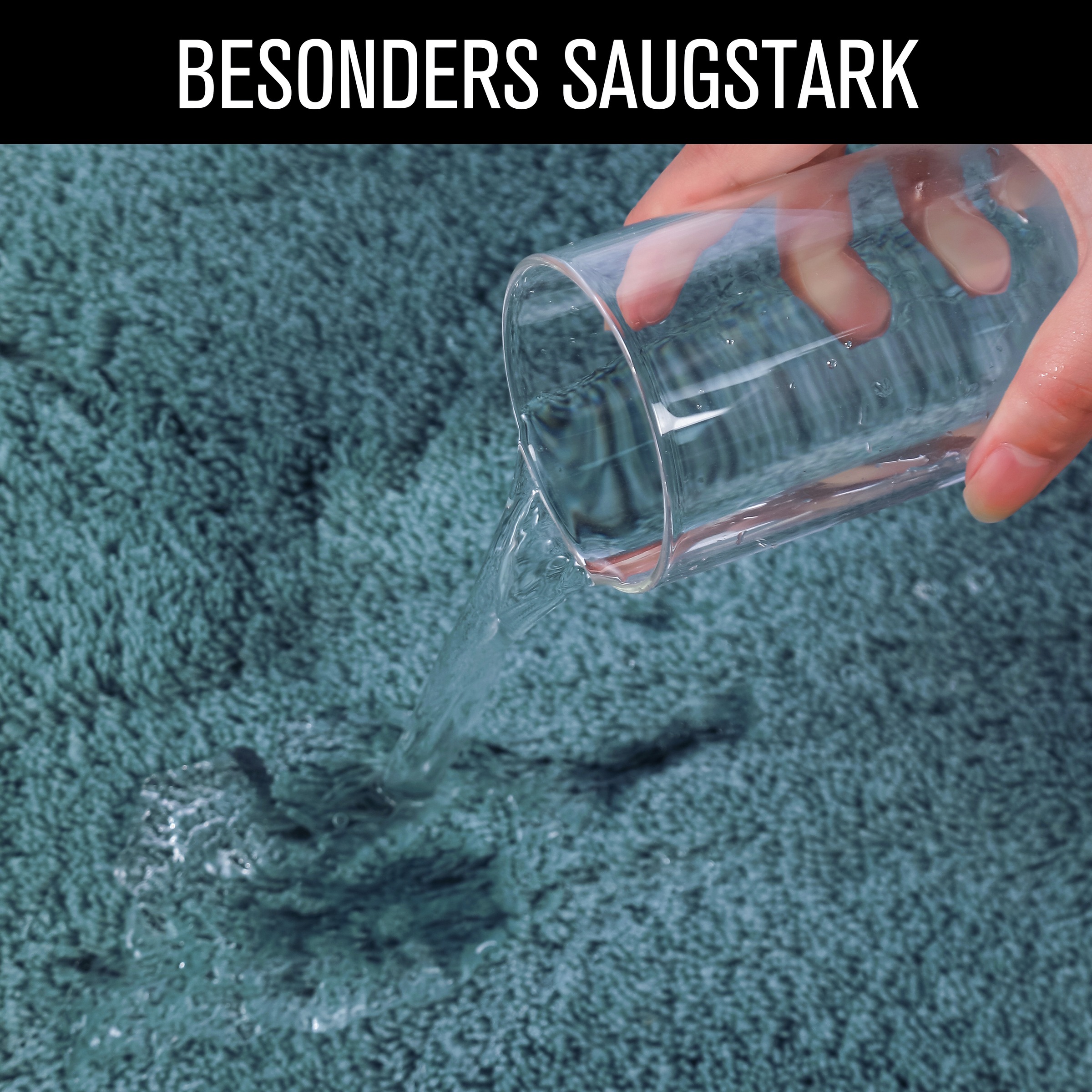 Möve Badematte »Loft, Badvorleger, Badezimmer Teppich« Höhe 30 mm rutschhemmend beschichtet fußbodenheizungsgeeignet | schnell trocknend | strapazierfähig Badteppich, Badematten auch als 2 teiliges Set & rund