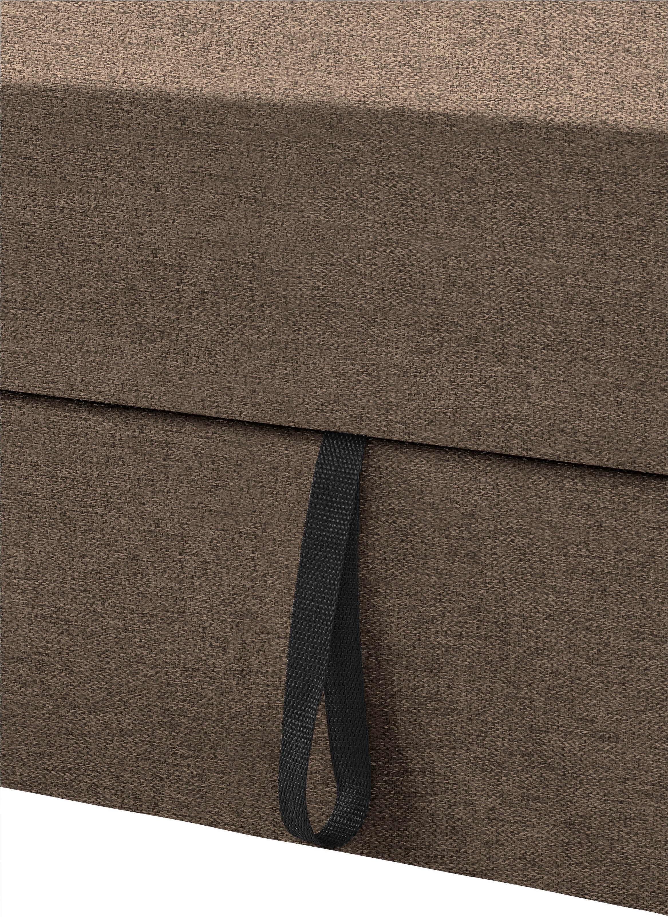 DOMO collection Ecksofa »Sarafina zeitlos und komfortabel, optional mit Federkern, L-Form«, wahlweise mit Bettfunktion