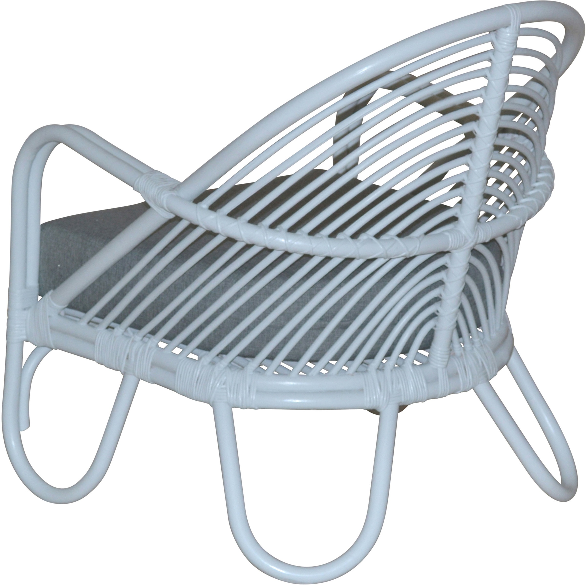 HOFMANN LIVING AND MORE Loungesessel, (1 St., Inklusive extra stark gepolsterten Sitzkissen), Handgeflochten