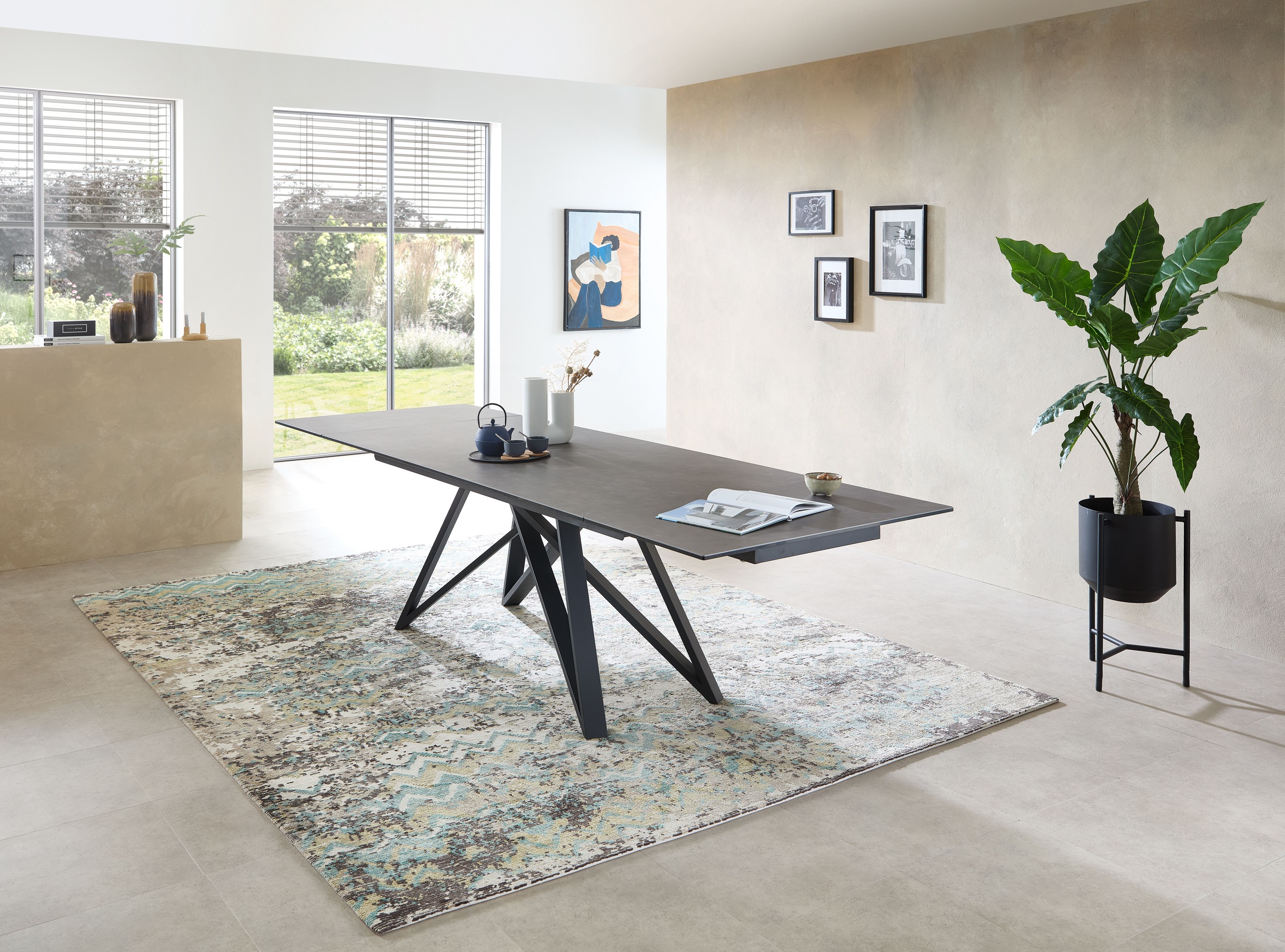 Stolkom Esstisch »Charly Esszimmertisch Keramik, ausziehbar 280 cm, BxHxT 1 günstig online kaufen