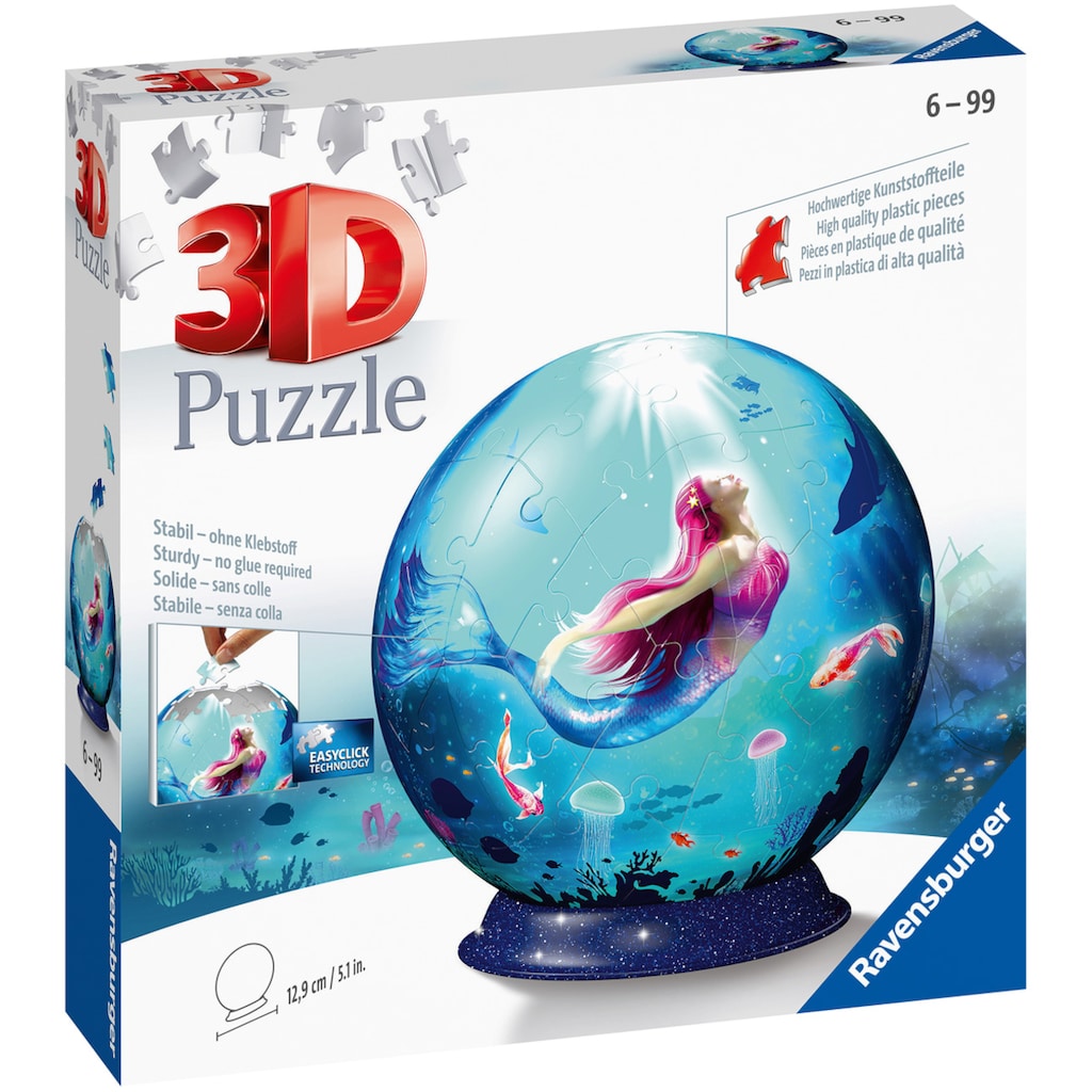 Ravensburger Puzzleball »Bezaubernde Meerjungfrauen«