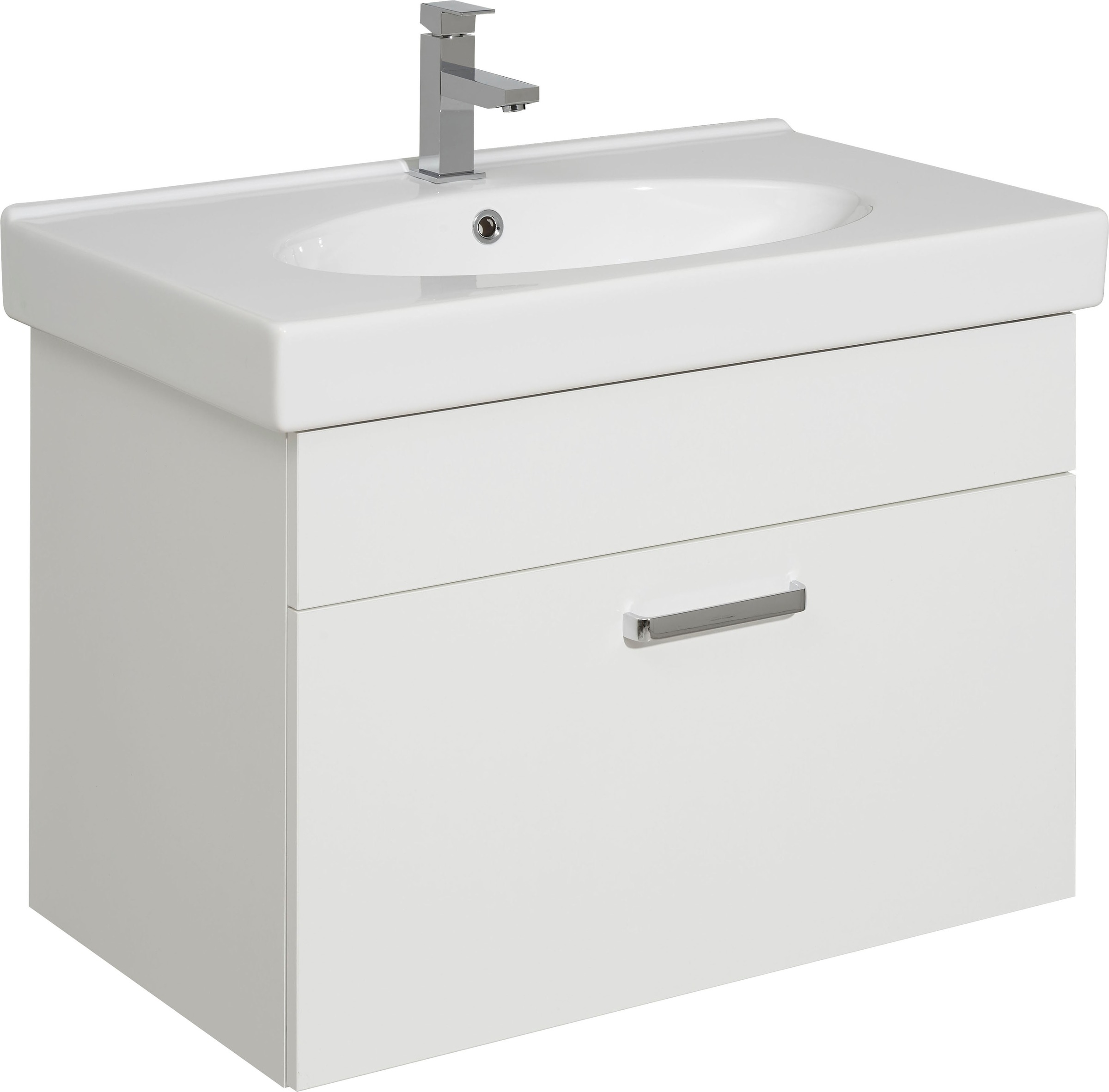 Saphir Waschtisch »Quickset Keramikwaschtisch mit Unterschrank, 80 cm breit günstig online kaufen