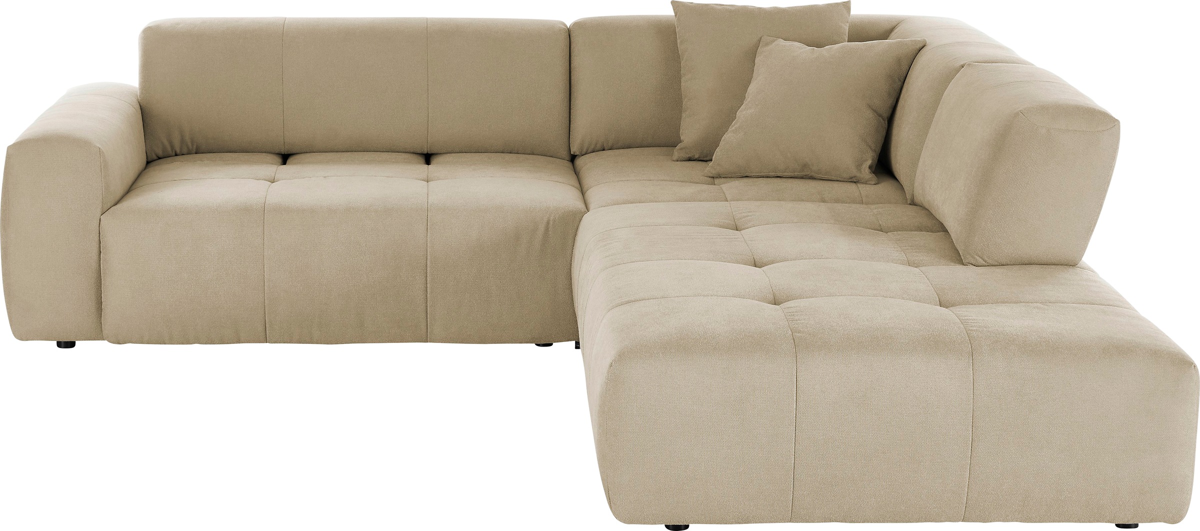 3C Candy Ecksofa »Yoshy Komfortsofa, bequem und modern, hochwertige Verarbeitungsdetails« Zwei verschiedene Sitztiefen durch verstellbare Rückenlehne, L-Form